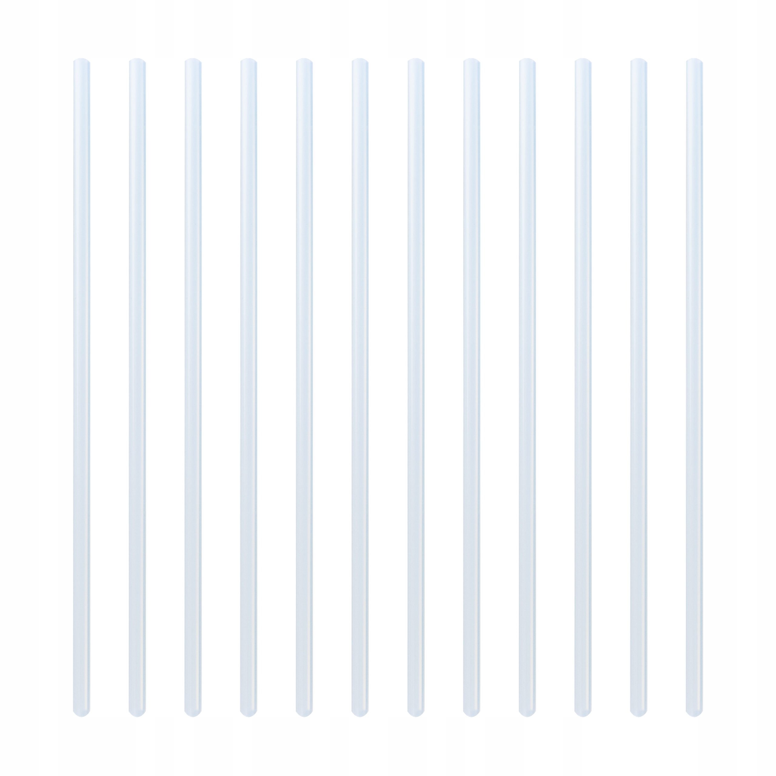 KLEJ DO PISTOLETU NA GORĄCO WKŁADY MOCNE KLEJOWE BEZBARWNE 12SZT 27CM 7MM