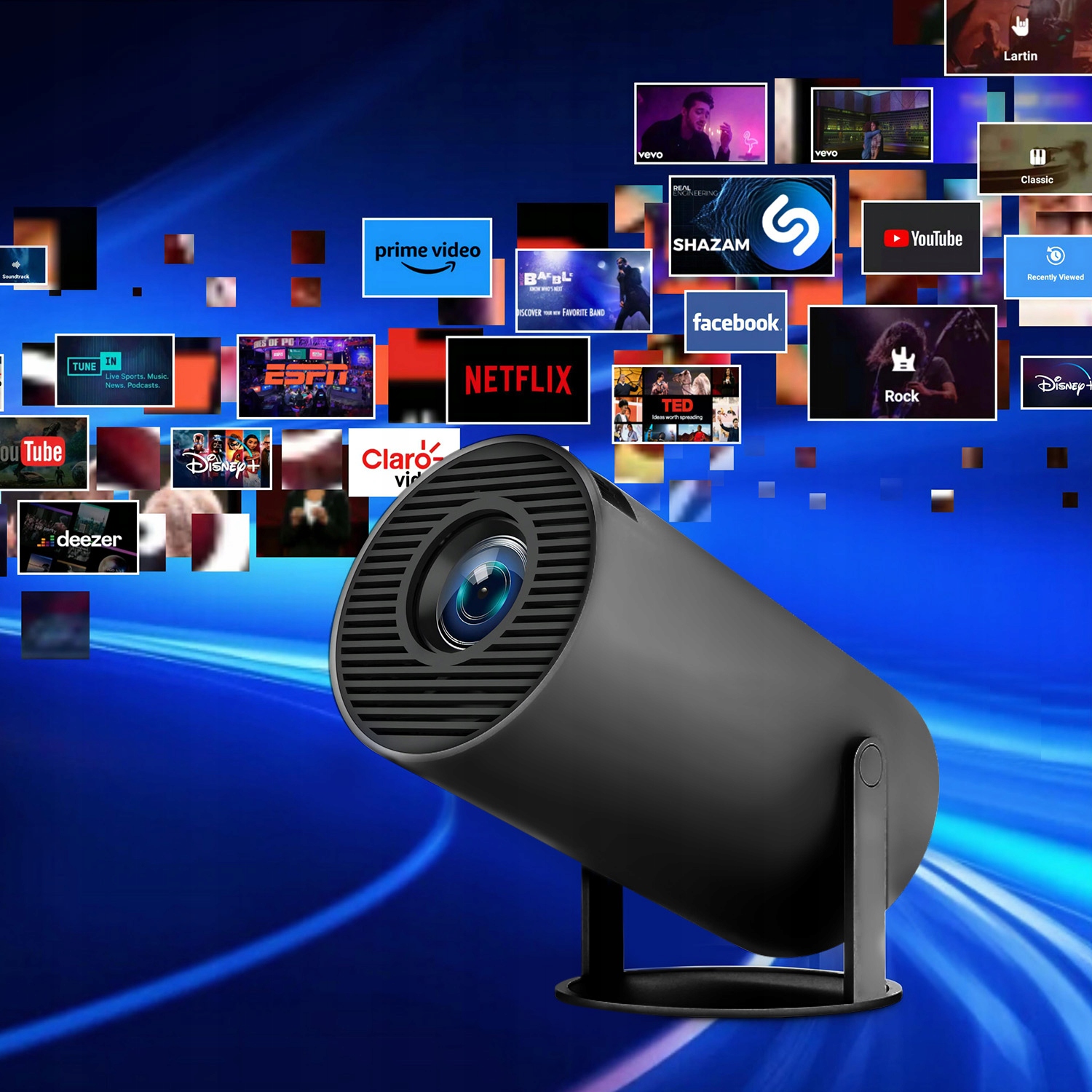 Projektor LED Renew Force RZUTNIK PROJEKTOR DO LAPTOPA KOMPUTERA 130 CALI