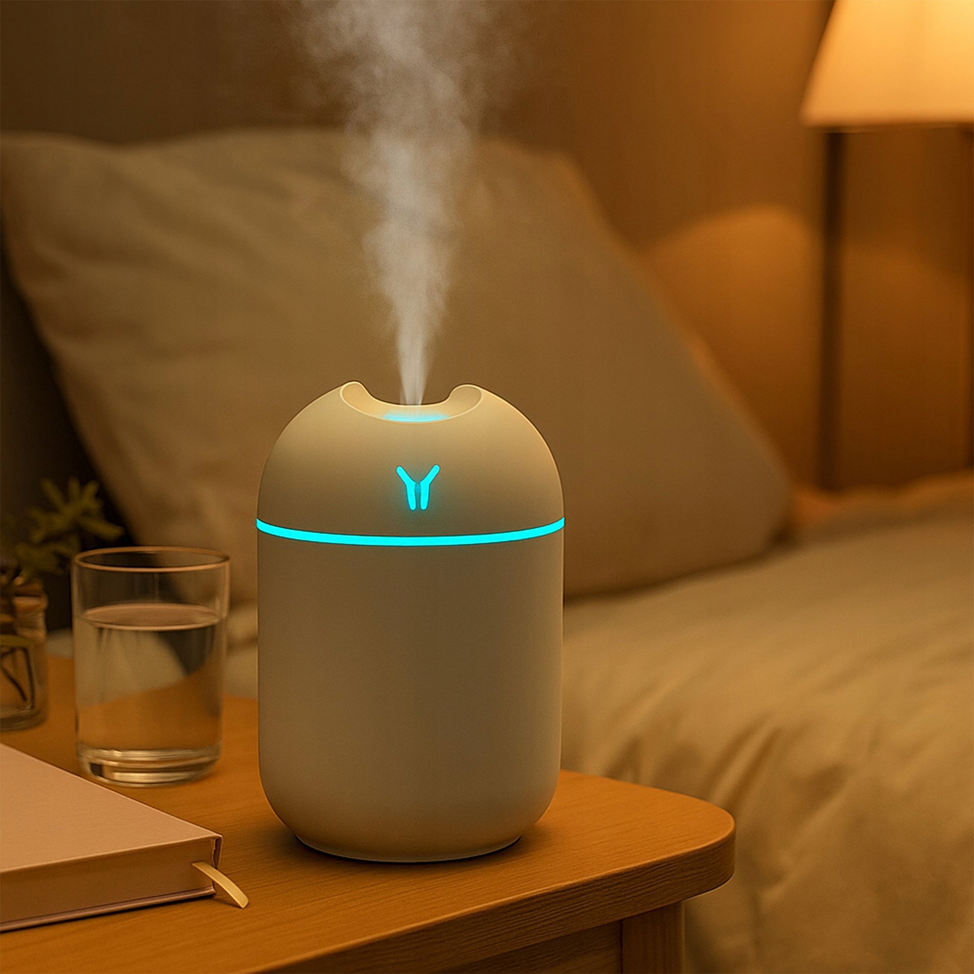 NAWILŻACZ POWIETRZA DYFUZOR ZAPACHOWY AROMATERAPIA USB 250ML