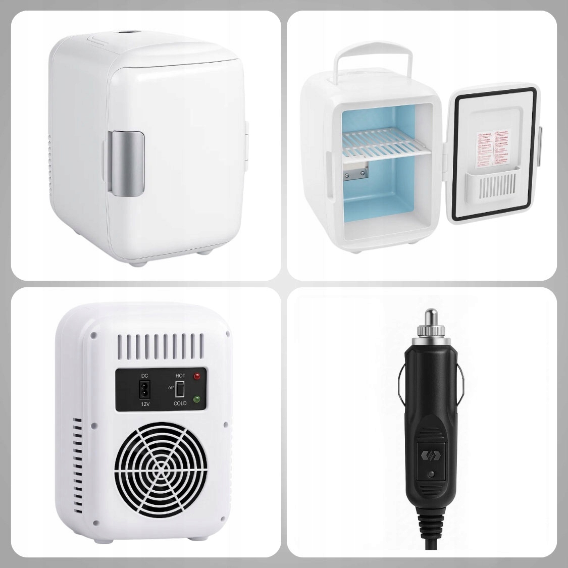 LODÓWKA SAMOCHODOWA TURYSTYCZNA PRZENOŚNA CHŁODZENIE I GRZANIE 12V DO AUTA