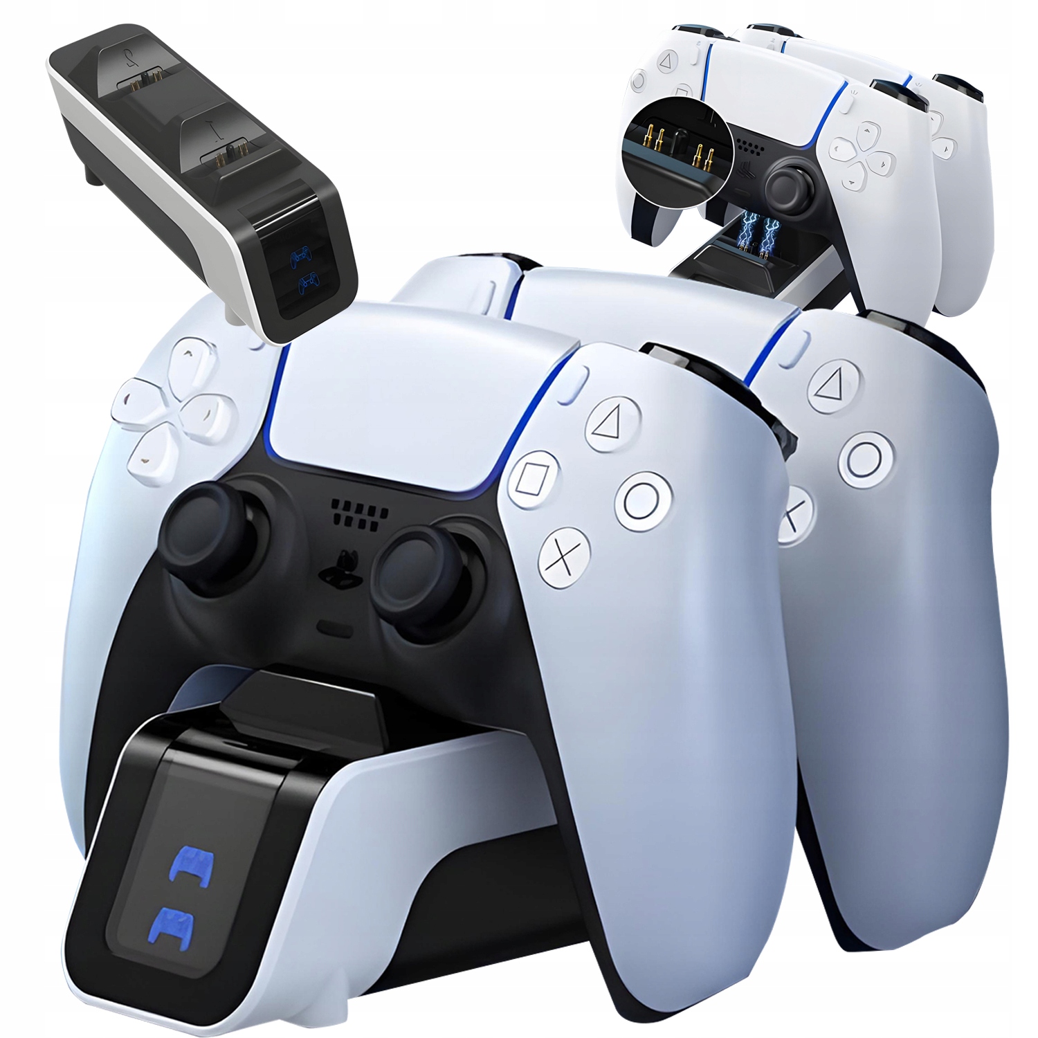 STACJA ŁADUJĄCA DOKUJĄCA ŁADOWARKA DO PADÓW PLAYSTATION 5 DUALSENSE PS5