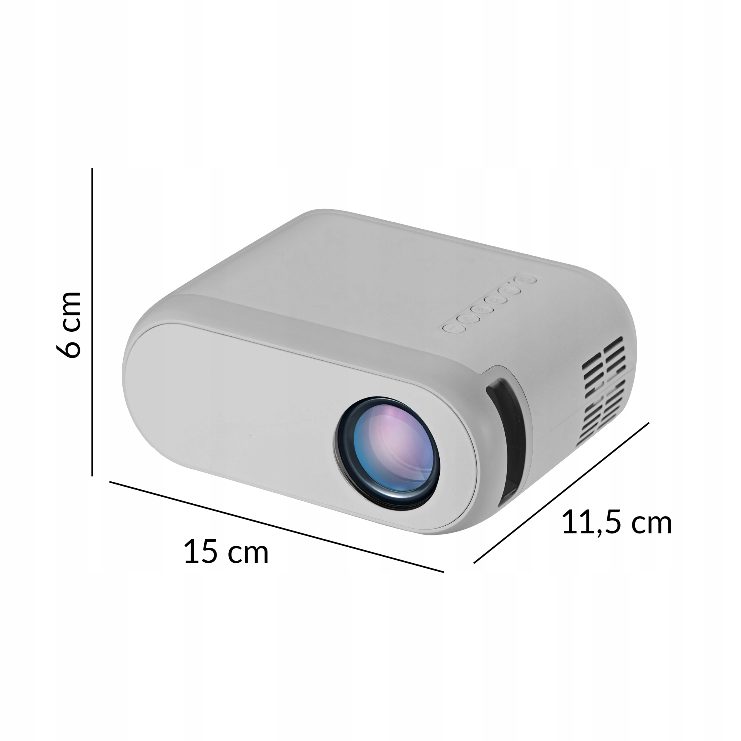 Projektor LCD Retoo ER1160 srebrny