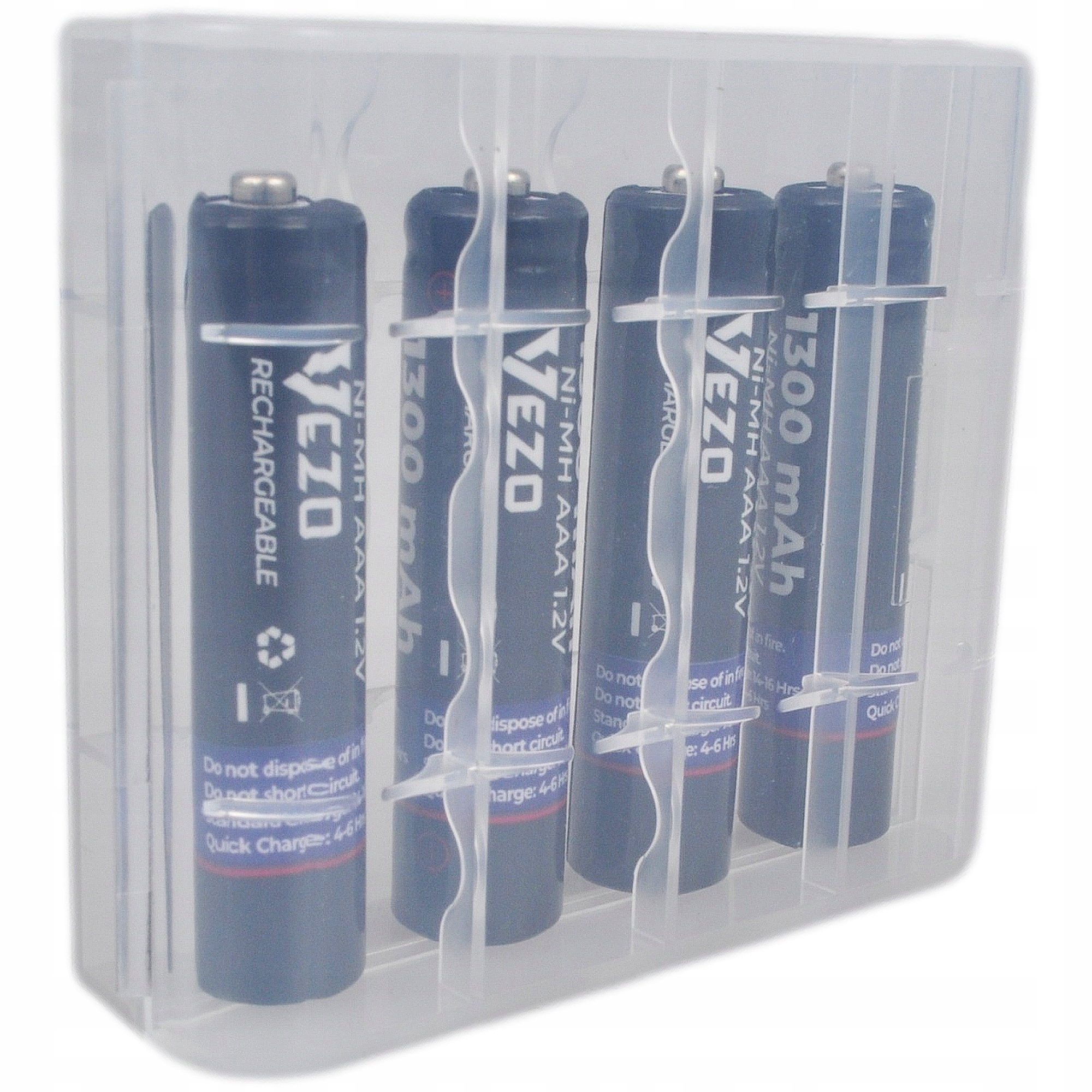 Akumulator niklowo-metalowo-wodorkowy (NiMH) VEZO AAA (R3) 1300 mAh 4 szt.