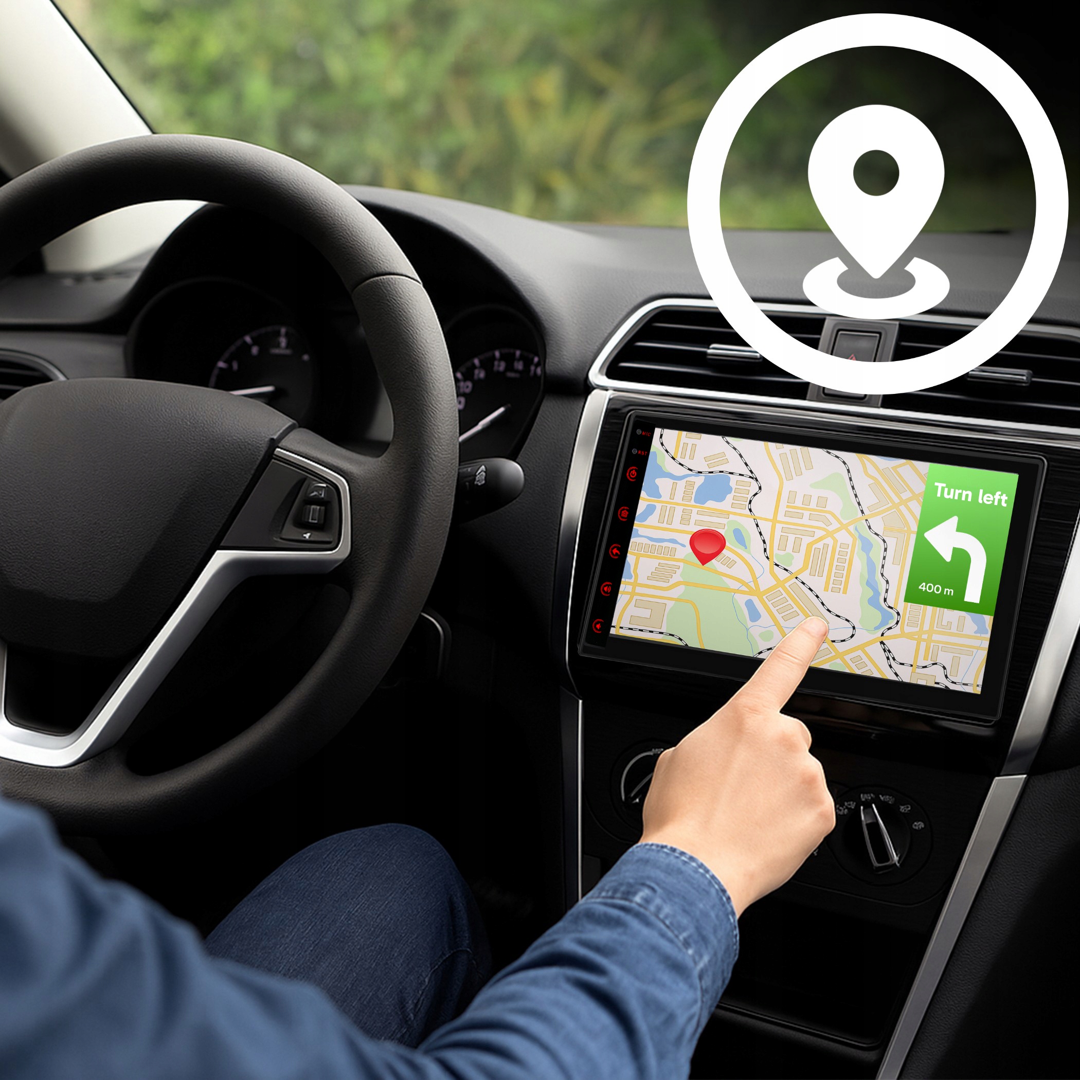 RADIO SAMOCHODOWE ANDROID 7" GPS WIFI CARPLAY APPLE CAR + KAMERA COFANIA