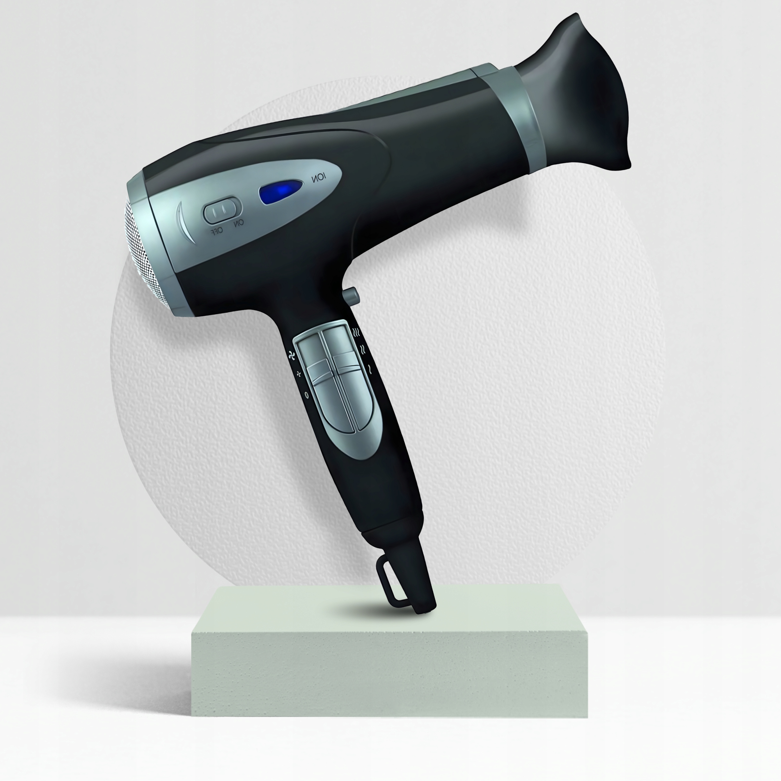 SUSZARKA DO WŁOSÓW 5w1 2000W JONIZACJA DYFUZOR KONCENTRATOR ZIMNY NAWIEW