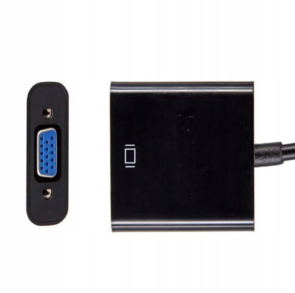 Konwerter z HDMI Interlook H-V1B-20 czarny