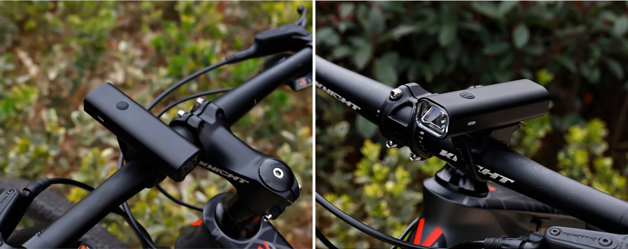 MOCNA LAMPKA ROWEROWA OŚWIETLENIE LED NA ROWER 400lm 2000mAh ODCIĘCIE ALU