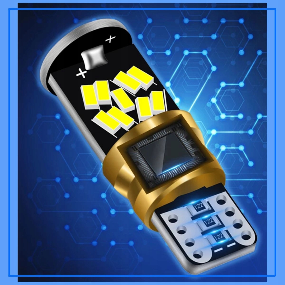 Żarówka Interlook T10-27SMD-3014-CANBUS W5W 5 W 1 szt.