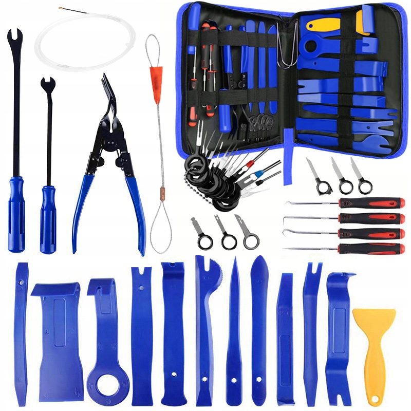 Zestaw ściągacze DO DEMONTAŻU USUWANIA TAPICERKI radia ściągacze 40 XXL