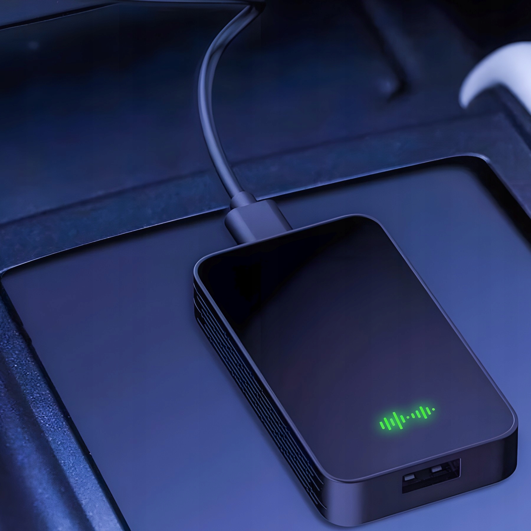 ADAPTER CARPLAY BEZPRZEWODOWY SAMOCHODOWY ANDROID AUTO IPHONE USB