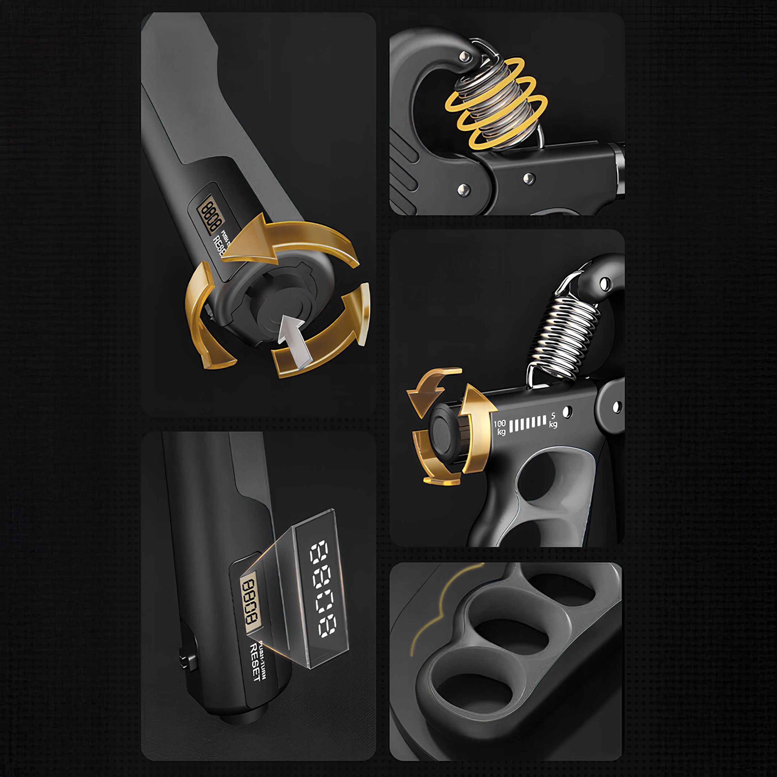 Ściskacz Renew Force WZMACNIANIE DŁONI PRZEDRAMIENIA ŚCISKU UCHWYTU 3