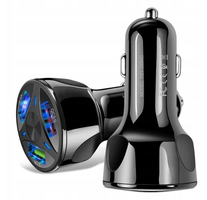 Ładowarka samochodowa USB Interlook 3100 mA