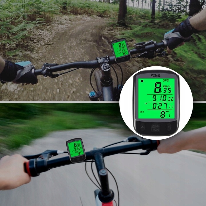 Licznik rowerowy przewodowy MEMFLOW licznik do roweru na kierownicę