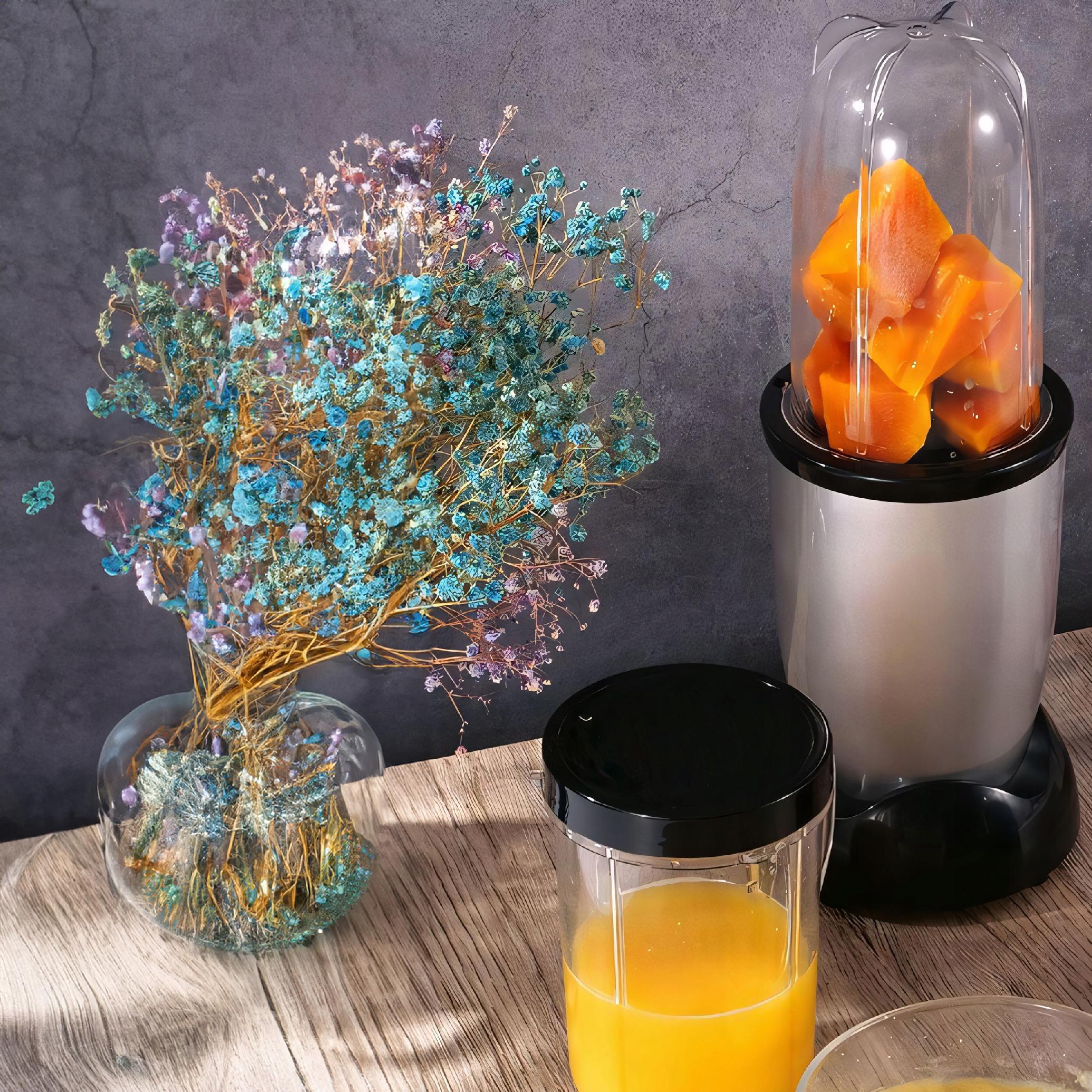 Blender kielichowy RETOO Blender kielichowy E606 600 W srebrny/szary