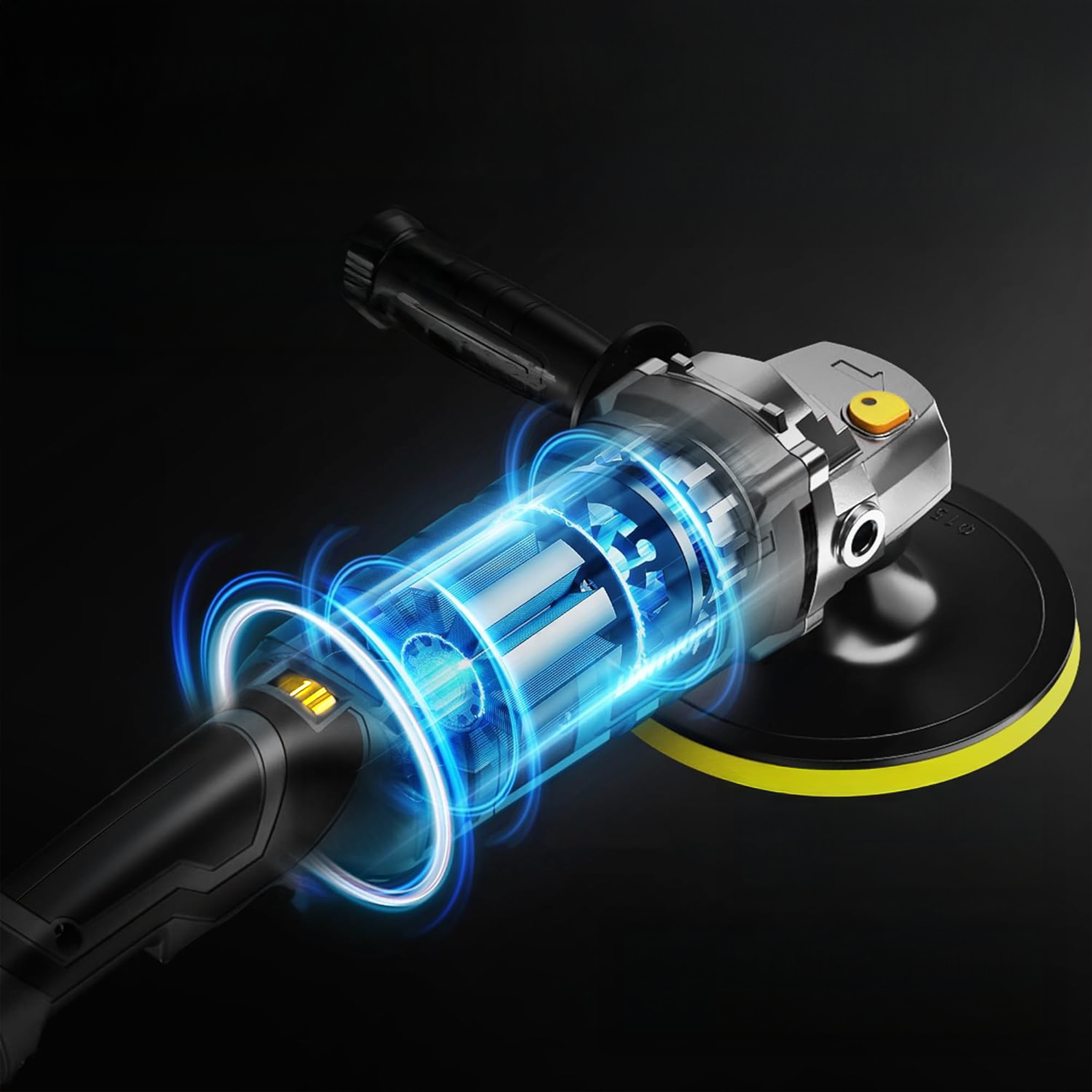 POLERKA SAMOCHODOWA ROTACYJNA 2600W REGULACJA OBROTÓW + ZESTAW GĄBEK + FILC