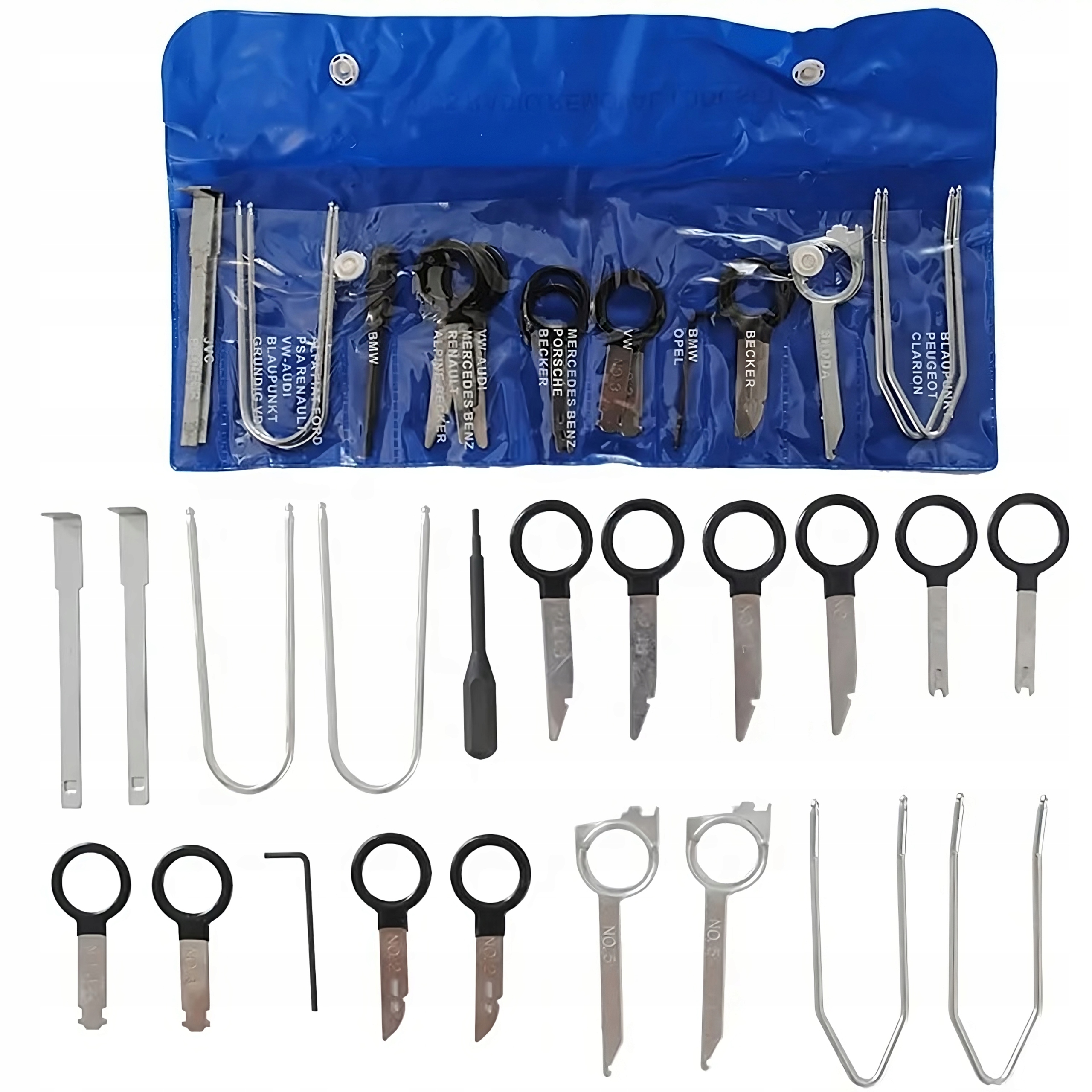 Zestaw do demontażu radia I nawigacji Retoo 20 elementów