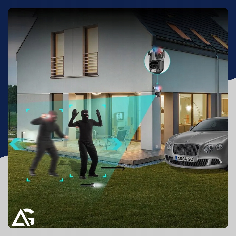 KAMERA ZEWNĘTRZNA WIFI OBROTOWA IP ARSA GO