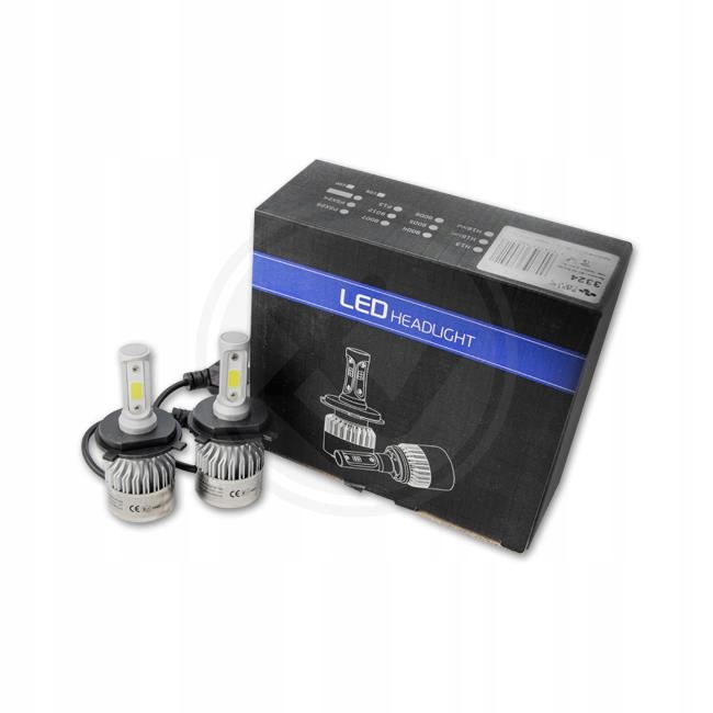 Żarówki Interlook H4 S2 COB 12V 24V H4 72 W 2 szt.