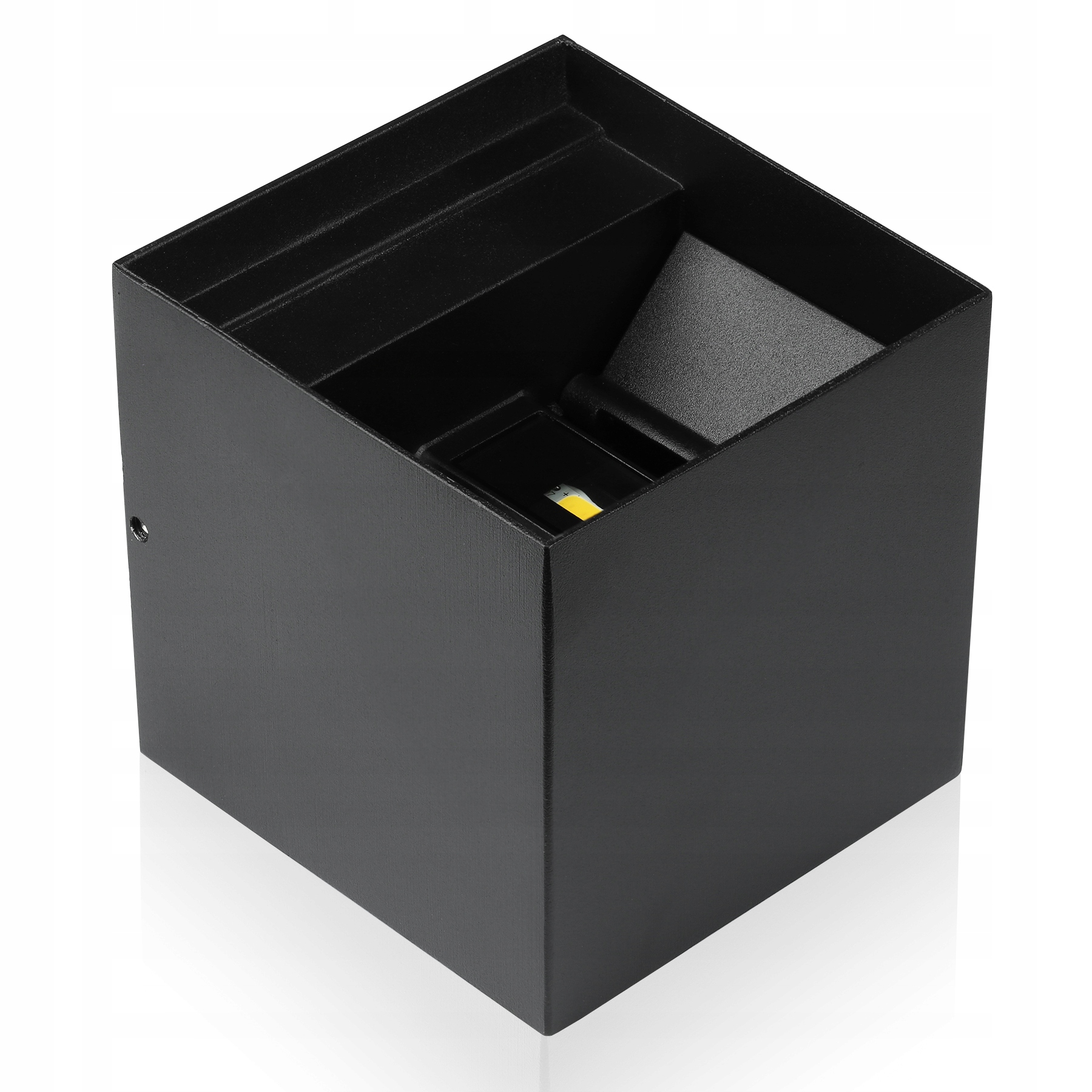 Kinkiet ogrodowy Interlook czarny zintegrowane źródło LED 6 W