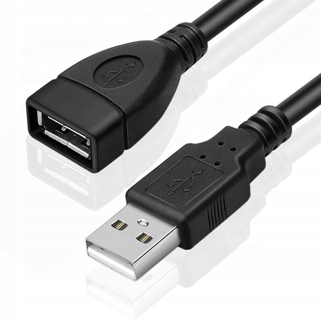 Przedłużacz USB 2.0 Interlook UE2.0-1.5M-Black czarny 1,5 m
