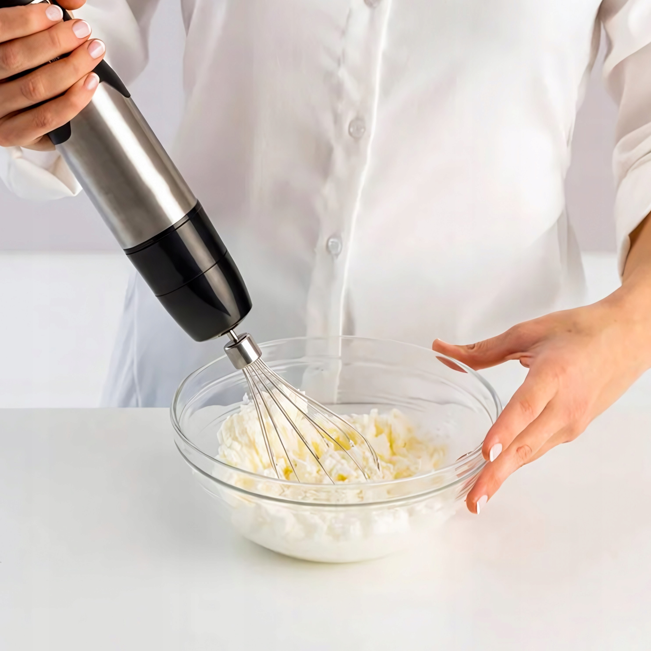 Blender ręczny Retoo Bledner OR1106 1200 W srebrny/szary