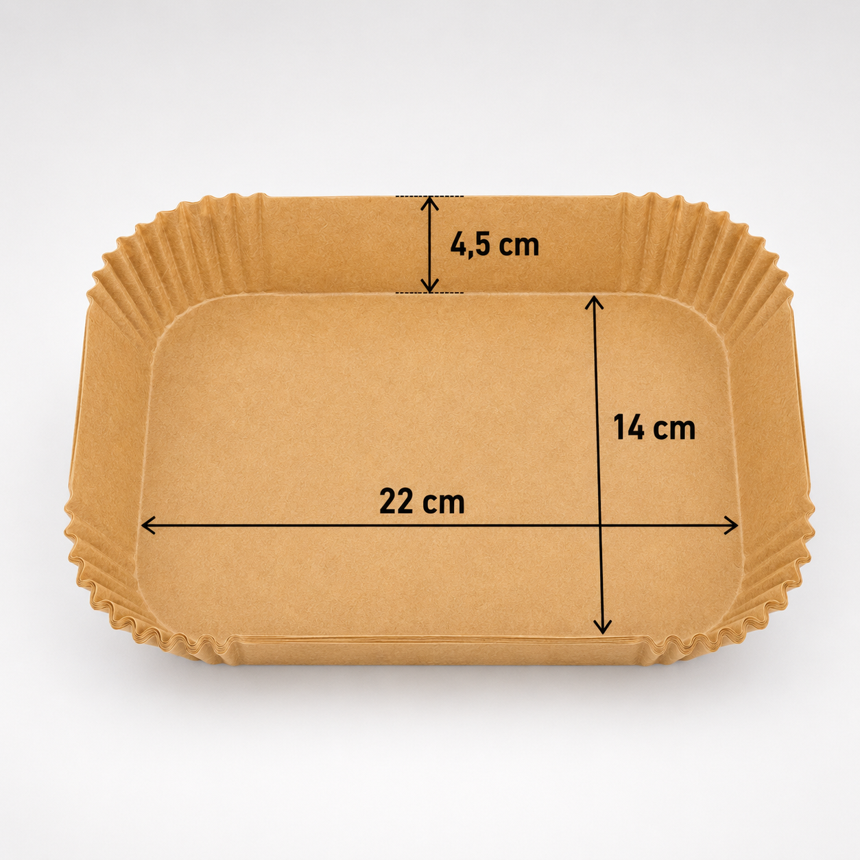 Wymiary wkładu Syncra 22 × 14 × 4,5 cm