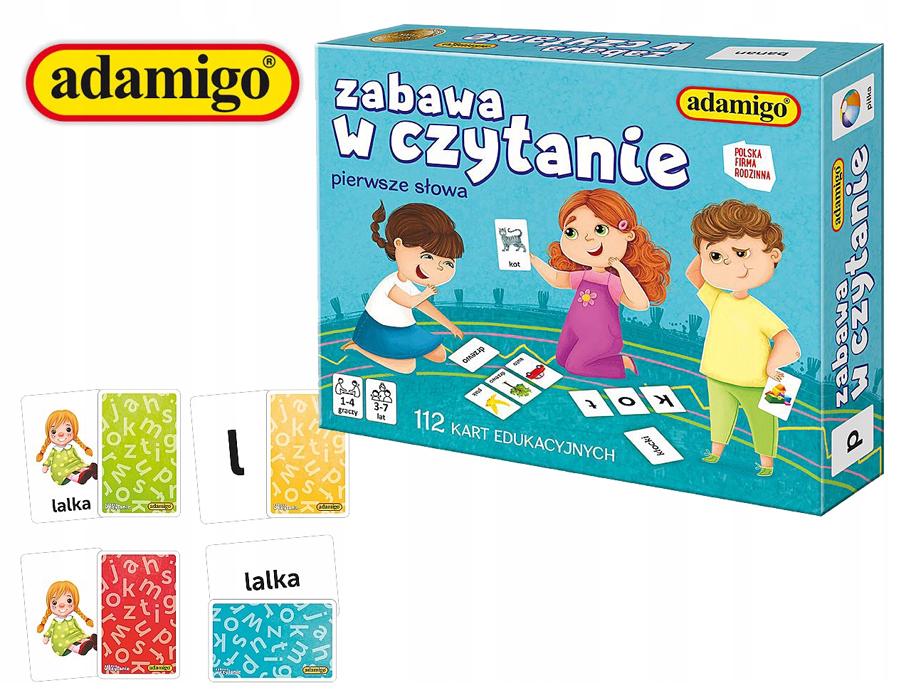 Adamigo Zabawa w czytanie - karty – dodatkowe ujęcie
