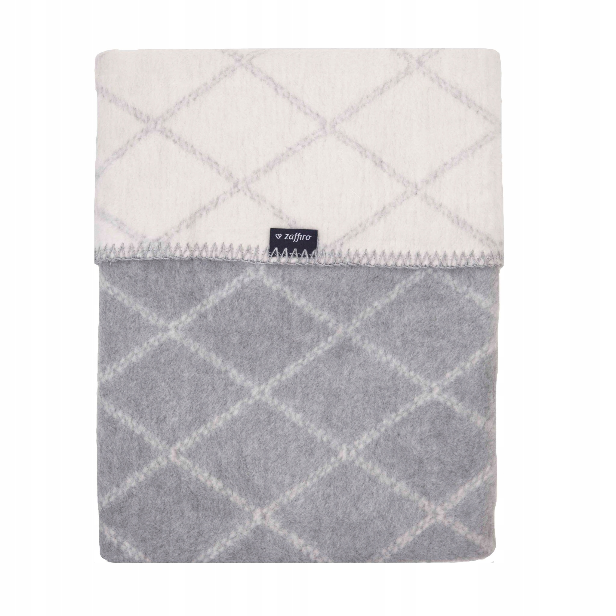 Koc bawełniany 75x100cm chequered grey – zdjęcie produktu