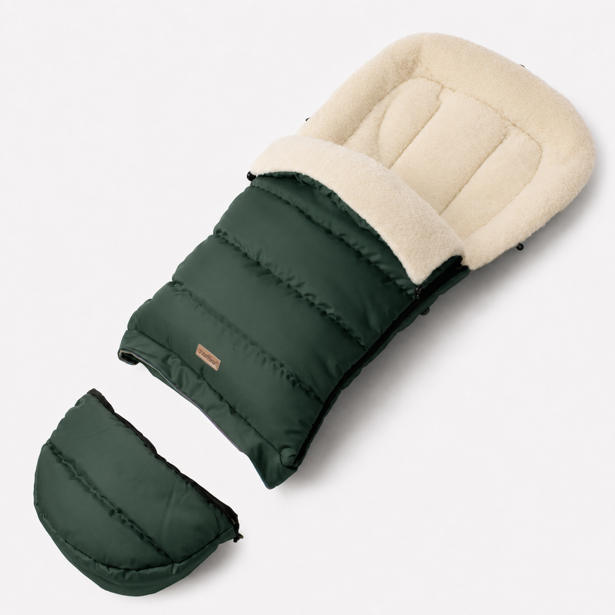 Śpiworek do wózka Zaffiro iGrow Nordico Bottle Green – dodatkowe ujęcie