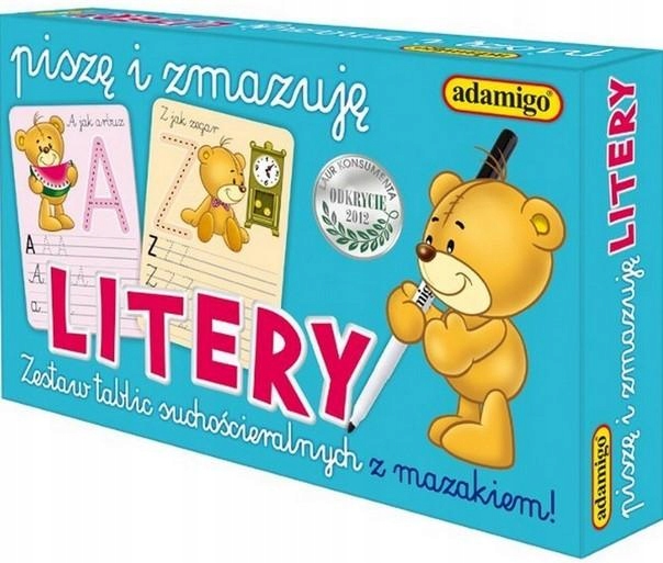 Adamigo Piszę i zmazuję litery – zdjęcie produktu