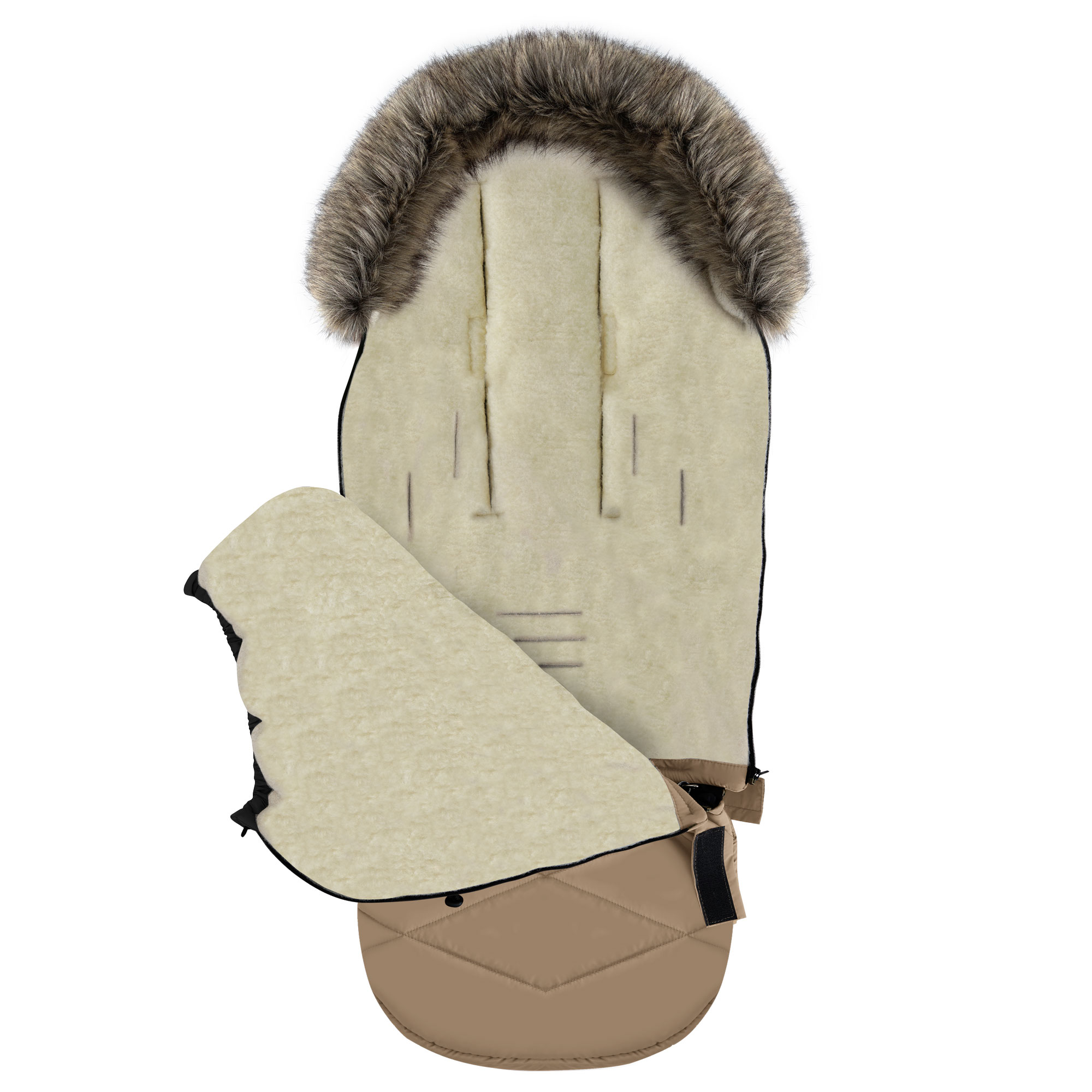 Śpiwór do wózka GrowUP Aspen 0-36m Vanilla – dodatkowe ujęcie