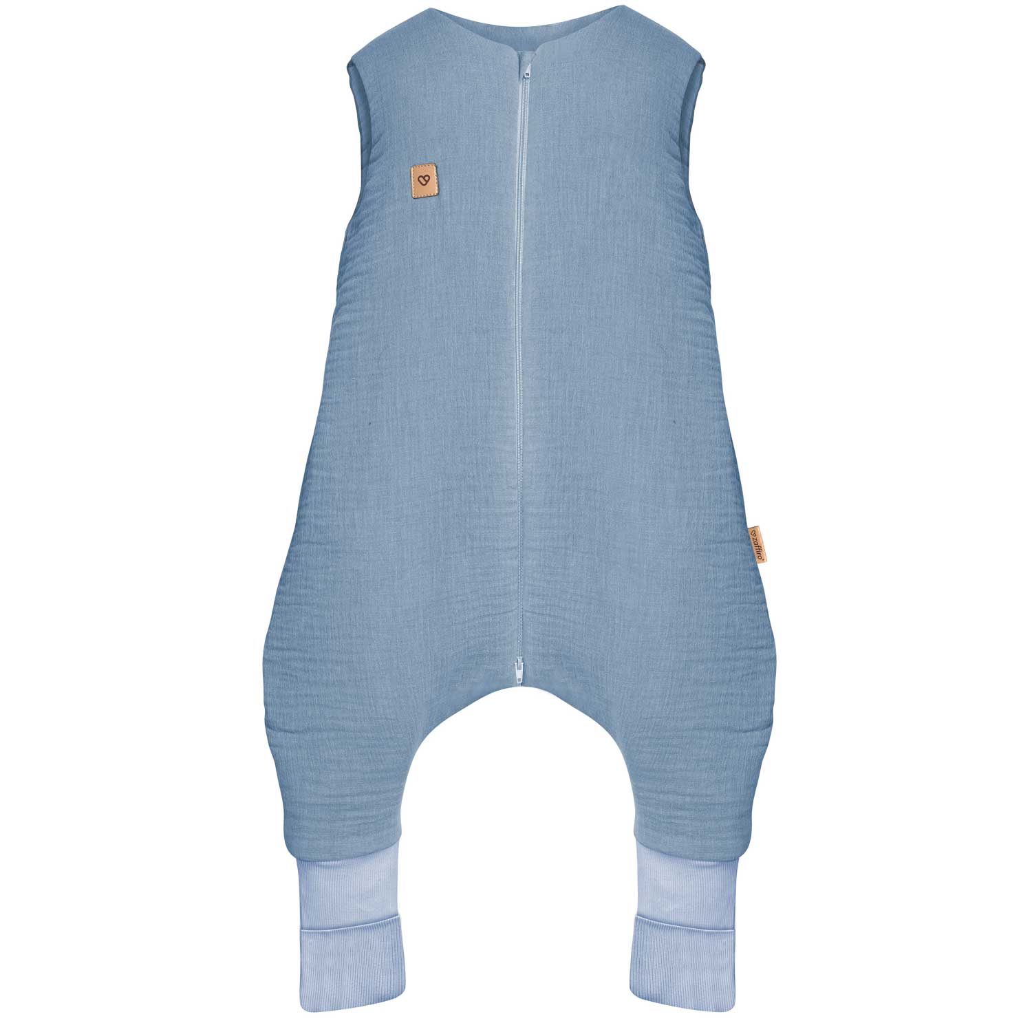 Śpiworek do spania muślinowy with legs 0,5 TOG Malaga 2-4y baby blue