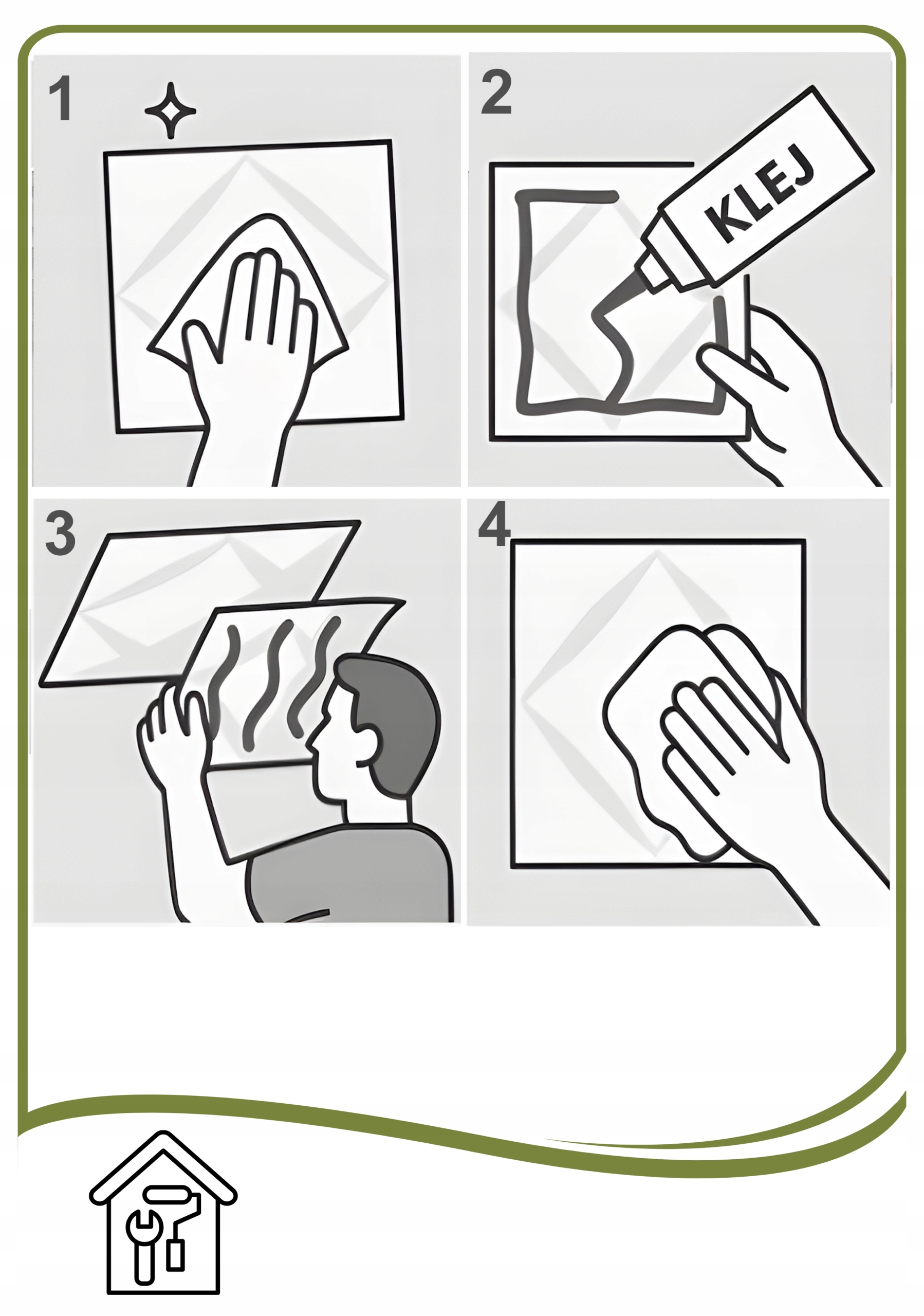 Kaseton Ścienny Sufitowy 3D SZARE Panele Ścienne 50x50 0,25m2 BRYLANT