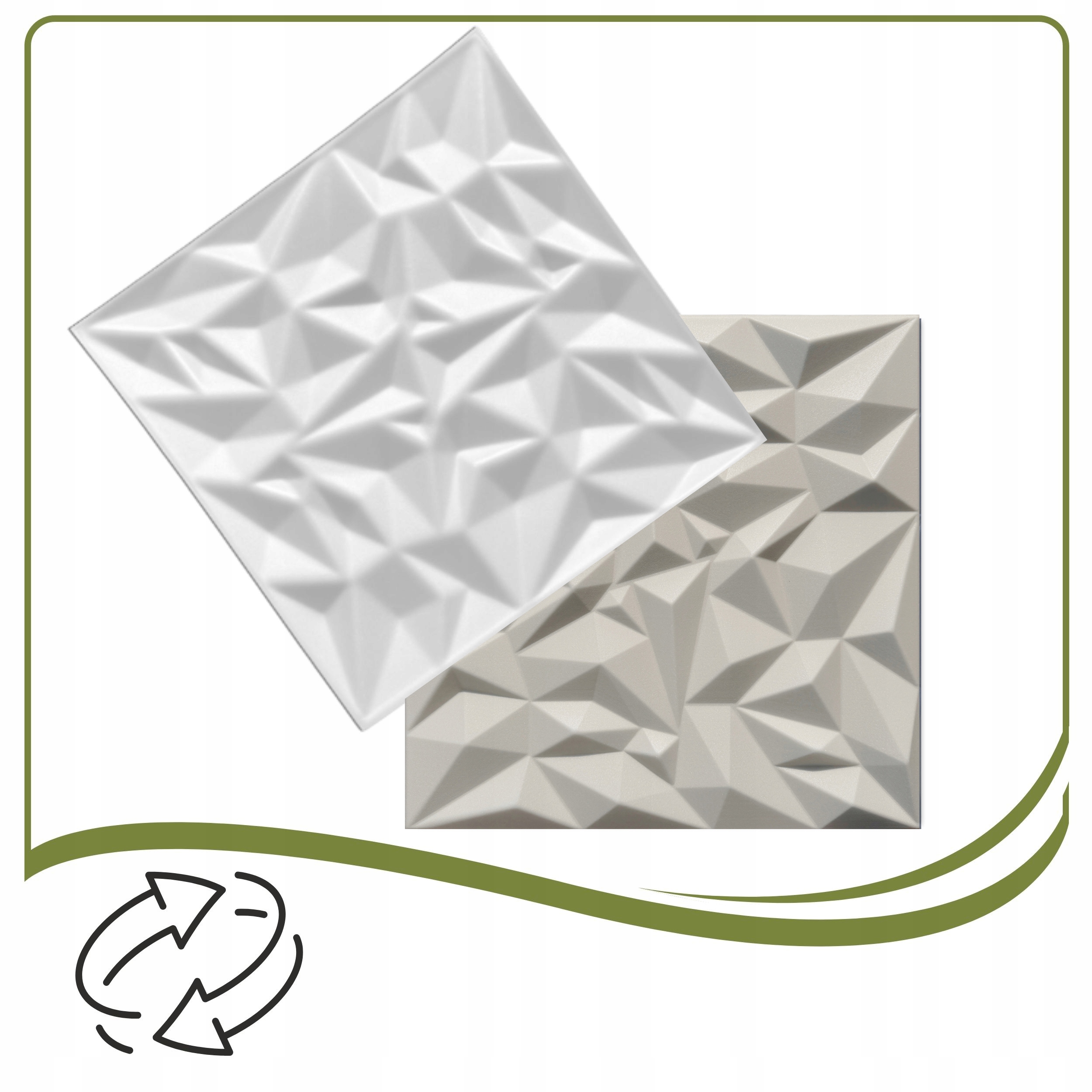 Kaseton Ścienny Sufitowy Kaszmirowy 3D Panele Ścienne 50x50 0,25m2 AMETYST