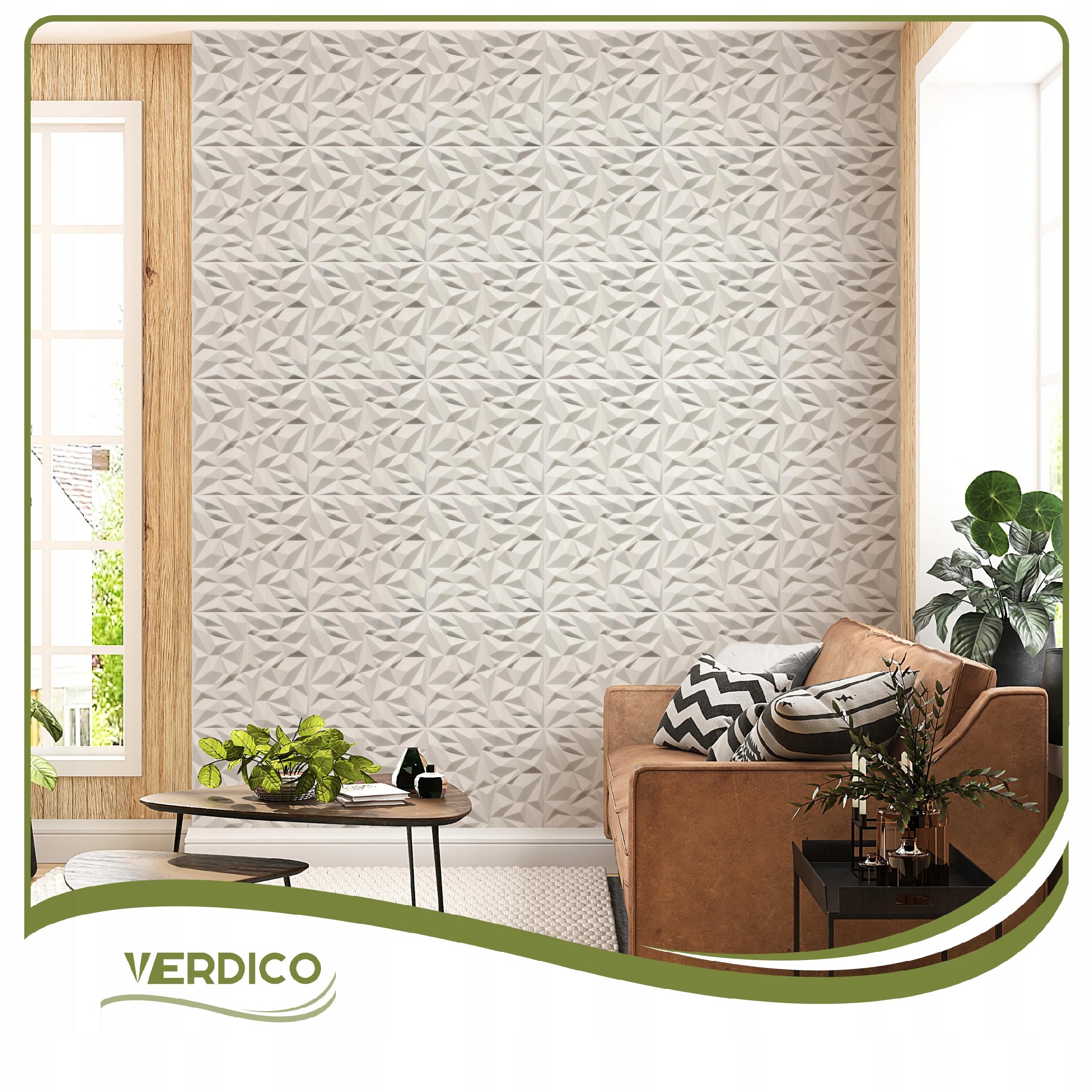 Kaseton Ścienny Sufitowy Kaszmirowy 3D Panele Ścienne 50x50 0,25m2 AMETYST