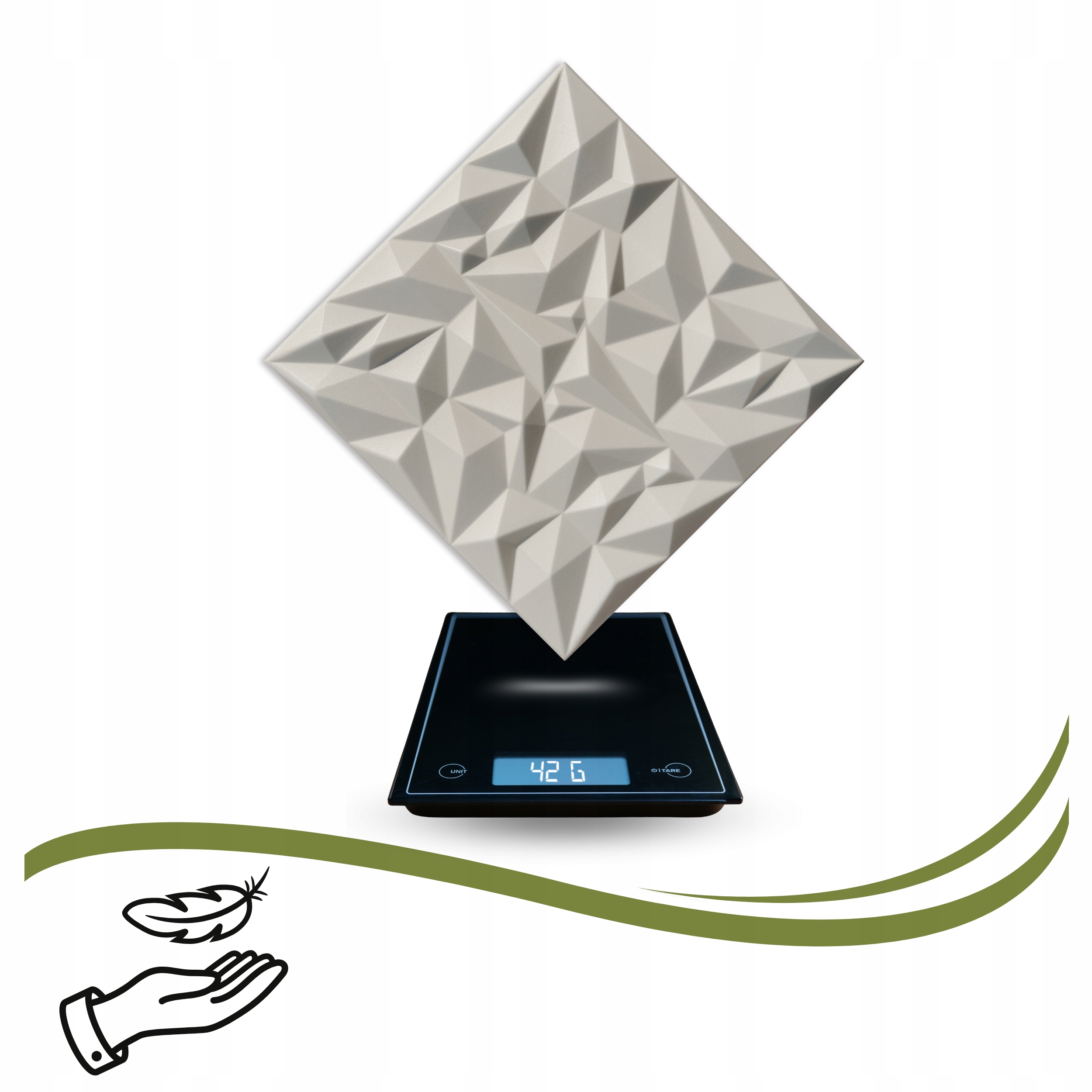 Kaseton Ścienny Sufitowy Kaszmirowy 3D Panele Ścienne 50x50 0,25m2 AMETYST