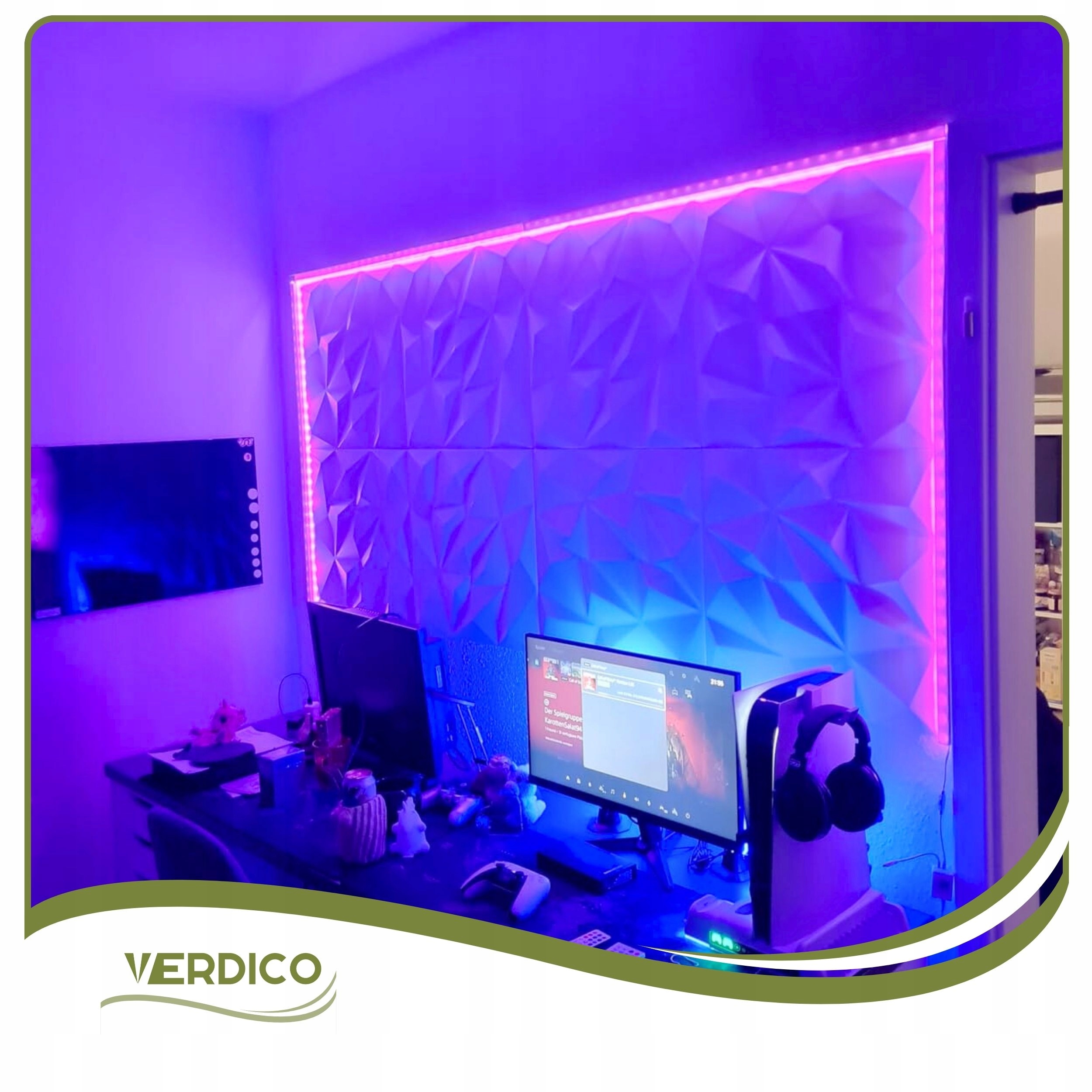 Kaseton Ścienny Sufitowy 3D Biały Panele Ścienne 50x50 0,25m2 Brylant