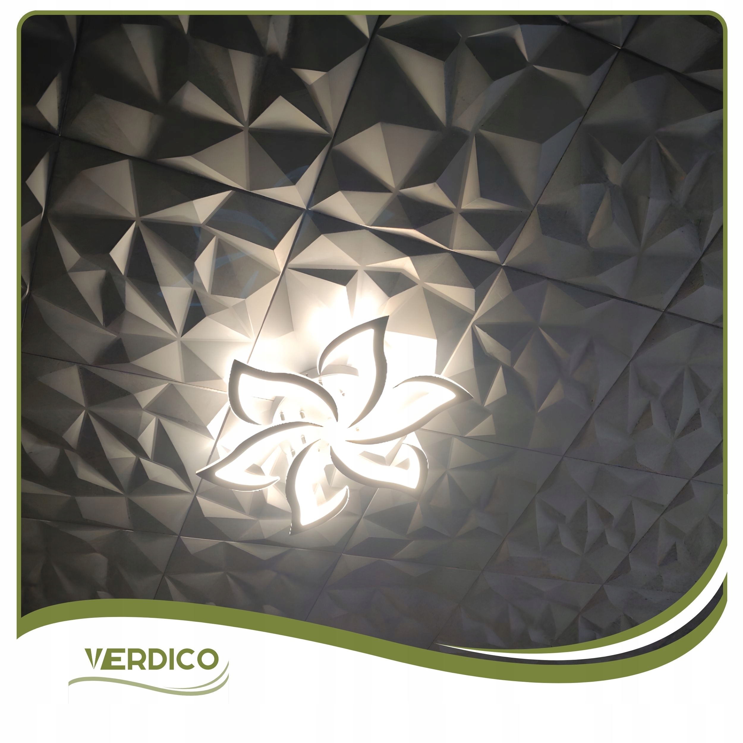 Kaseton Ścienny Sufitowy 3D Czarny Panele Ścienne 50x50 0,25m2 BRYLANT