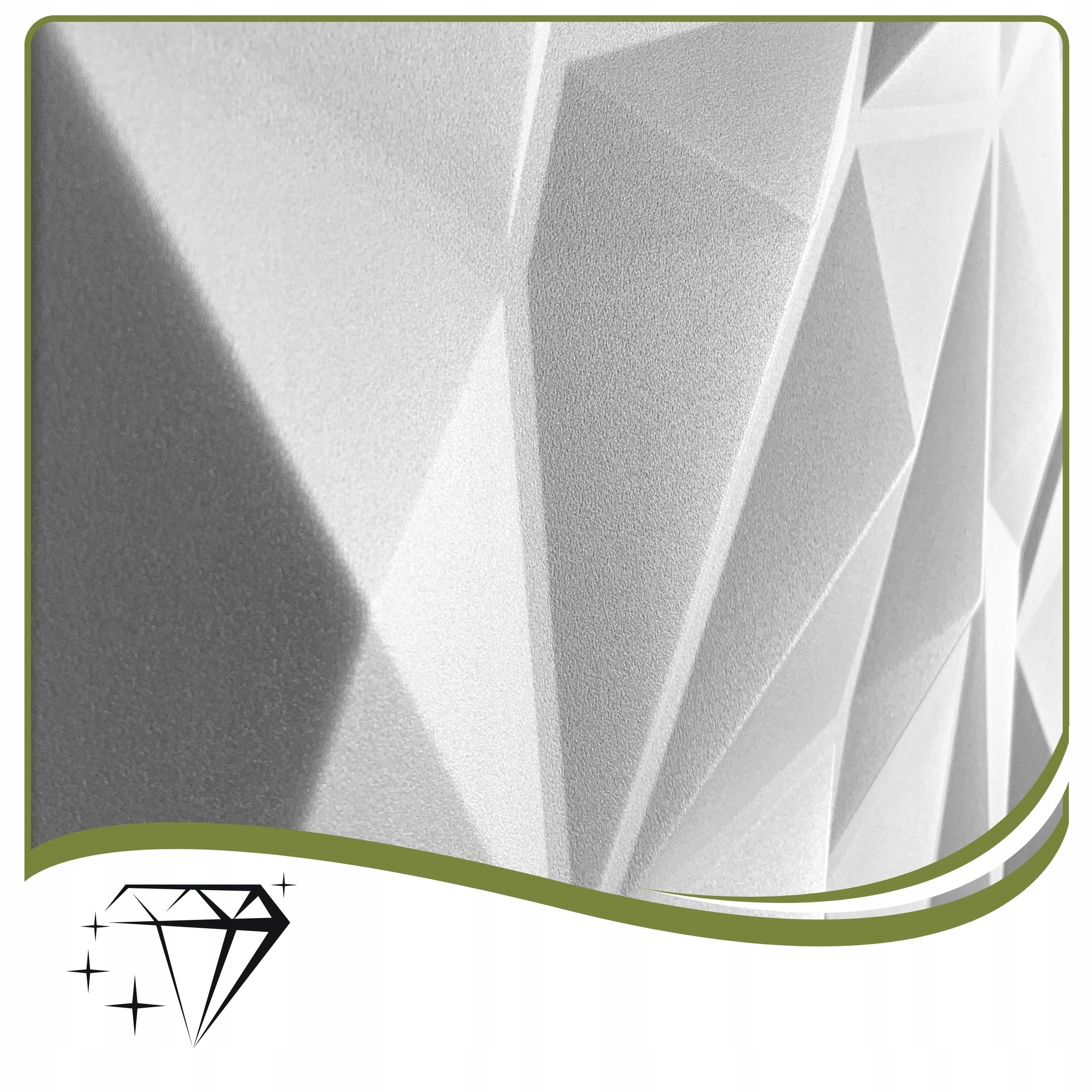 Kaseton Ścienny Sufitowy 3D Biały Panele Ścienne 50x50 0,25m2 Brylant