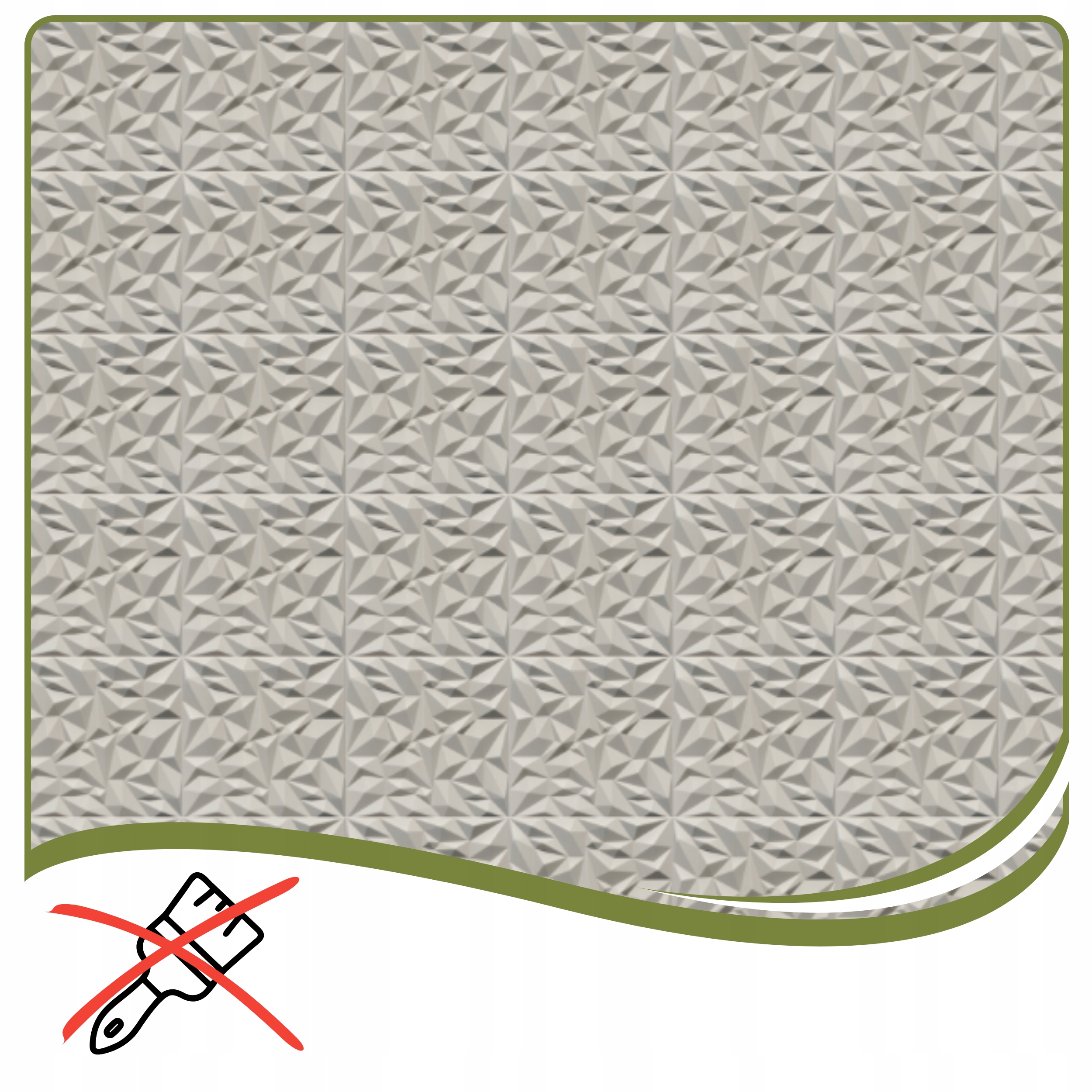 Kaseton Ścienny Sufitowy Kaszmirowy 3D Panele Ścienne 50x50 0,25m2 AMETYST