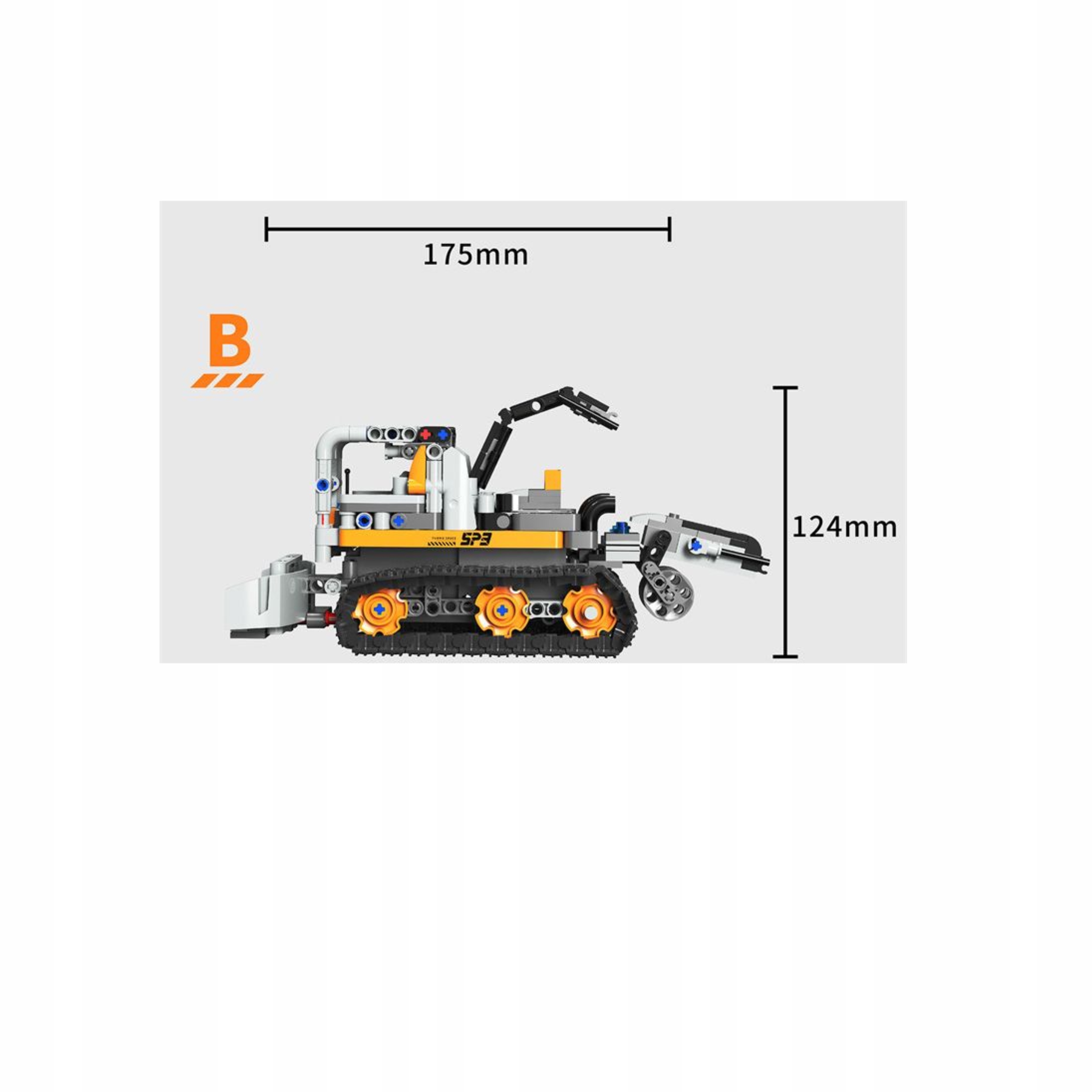 Klocki konstrukcyjne 5w1 Zdalnie sterowane Zestaw RC Robotów i Maszyn pilot