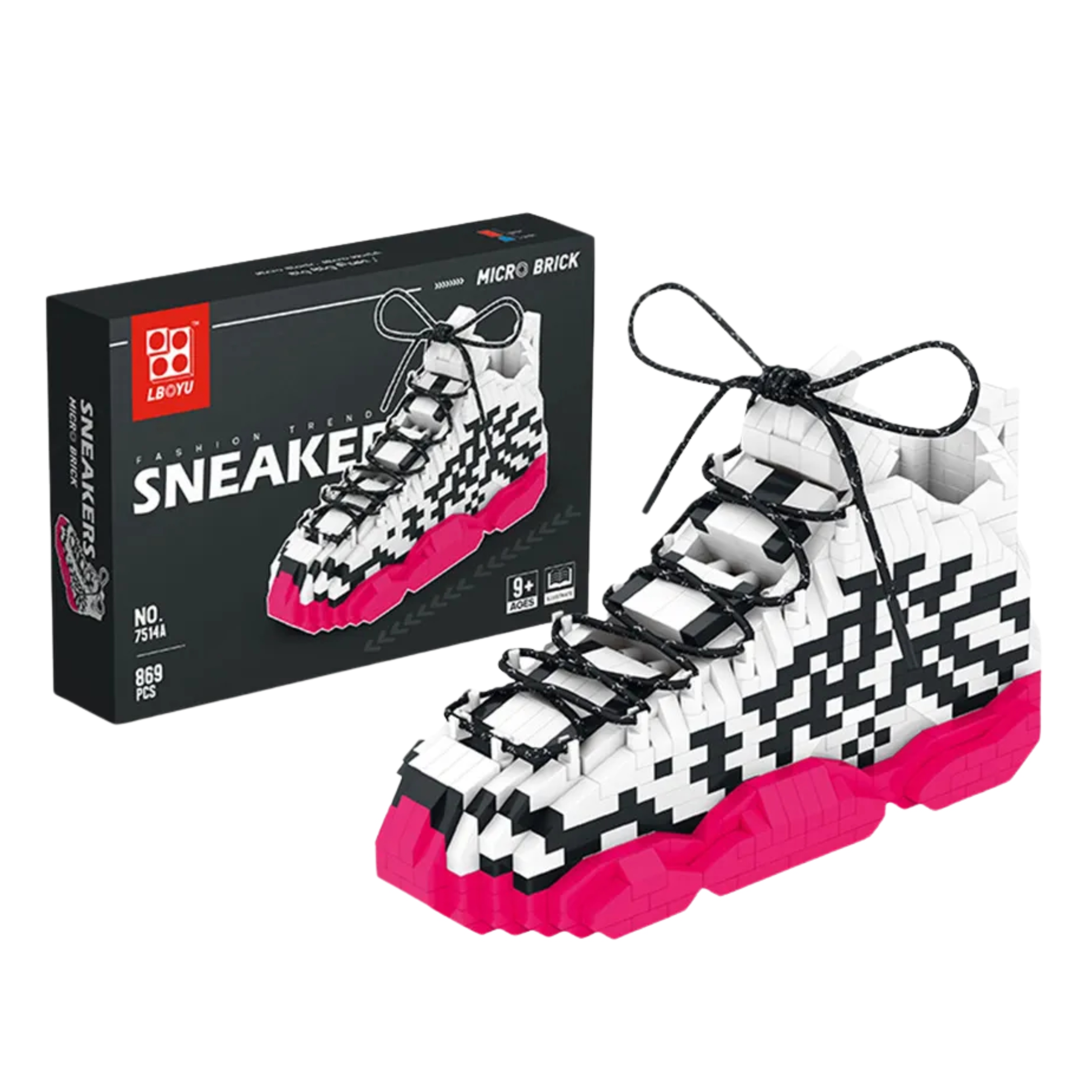 Klocki mini but Sneaker 3D zestaw dekoracyjny organizer na biurko