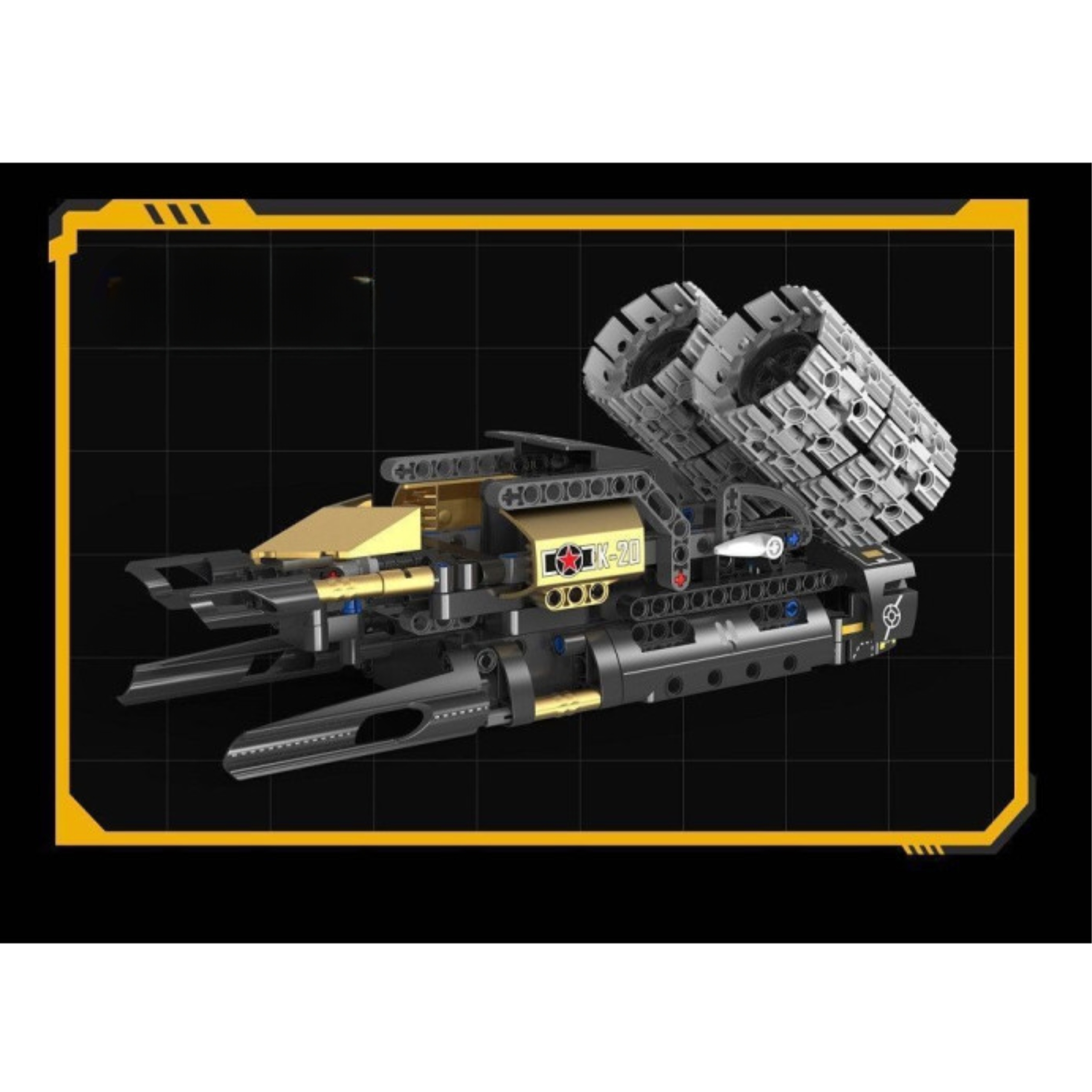 Robot z klocków 5w1 RC aplikacja STEAM wojskowy ROBOT zestaw dzieci 323el