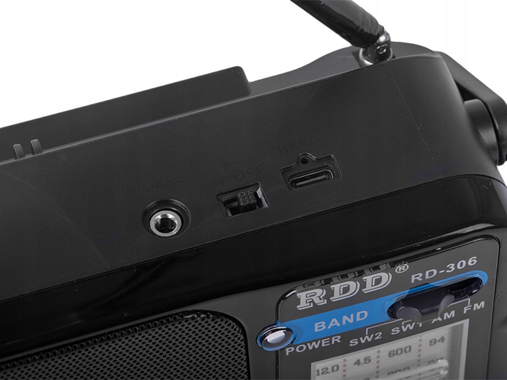 Radio Akumulatorowo bateryjne AM FM Latarka PRZENOŚNE BUDOWLANE KUCHENNE