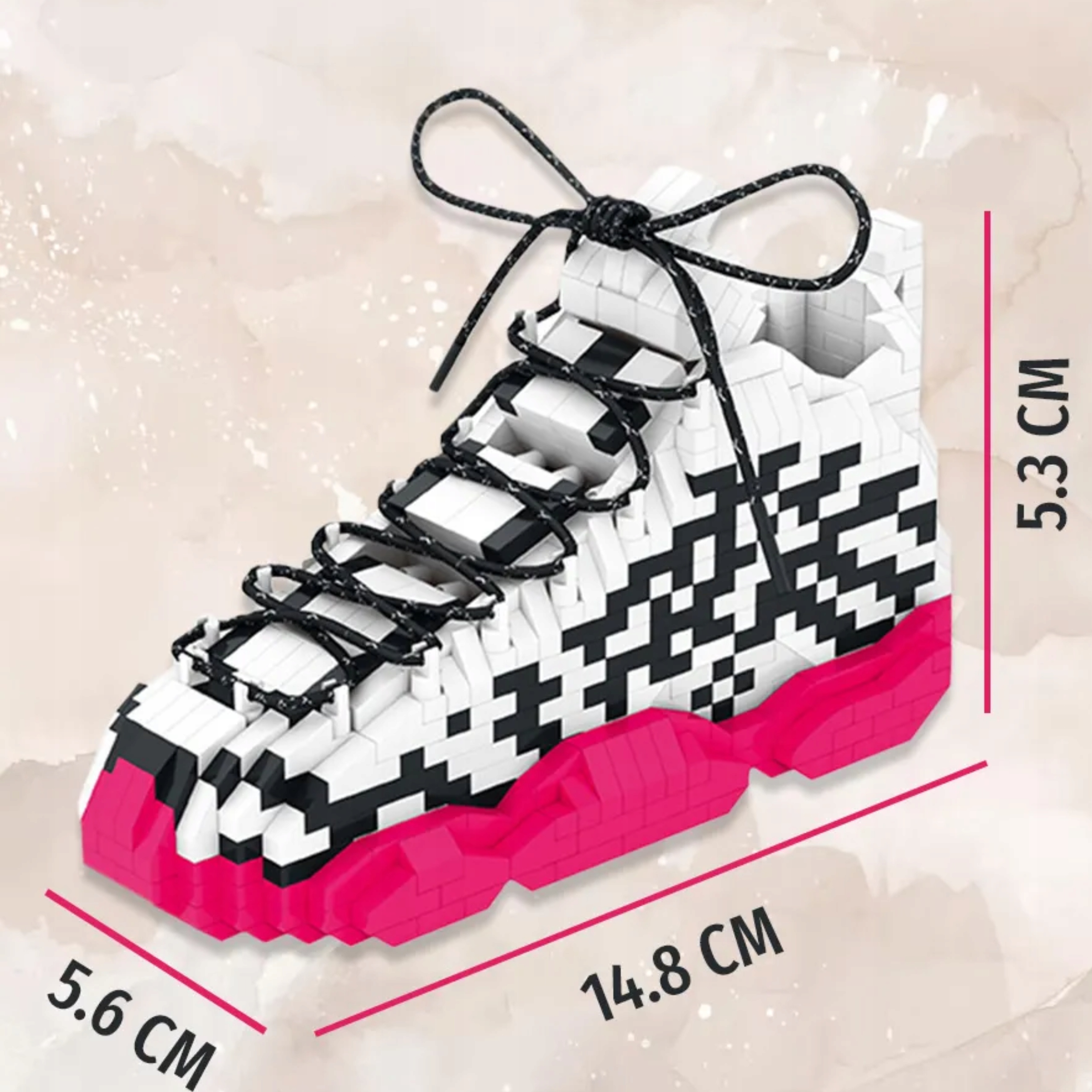 Klocki mini but Sneaker 3D zestaw dekoracyjny organizer na biurko