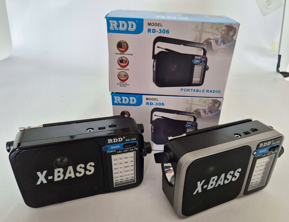 Radio Akumulatorowo bateryjne AM FM Latarka PRZENOŚNE BUDOWLANE KUCHENNE