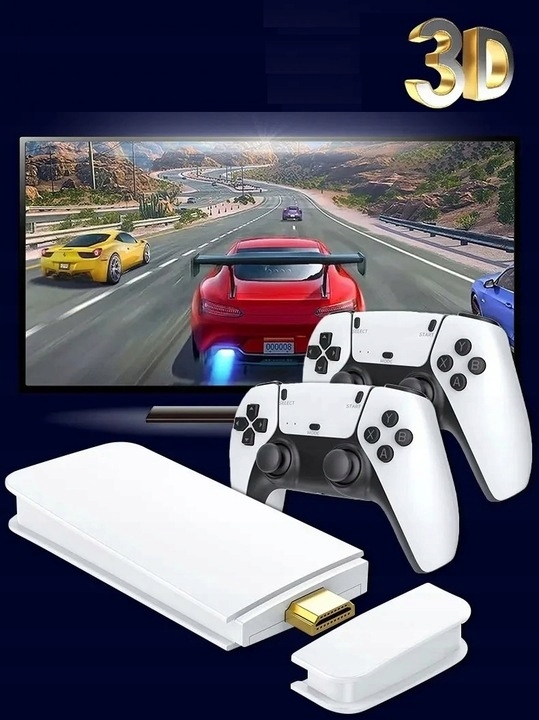 Konsola Retro PLUG and PLAY z 20000 gier z grami do Telewizora przenośna