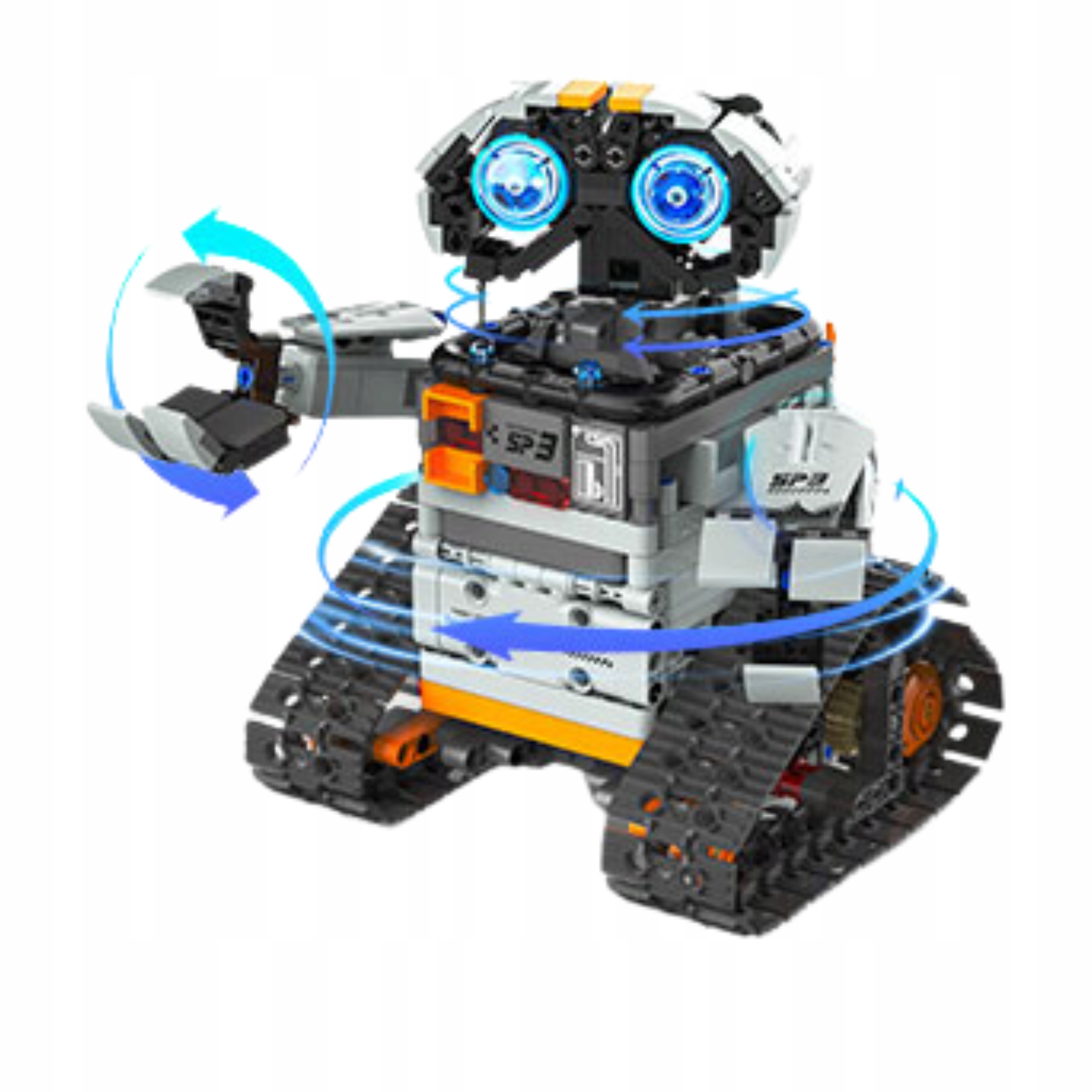 Klocki konstrukcyjne 5w1 Zdalnie sterowane Zestaw RC Robotów i Maszyn pilot