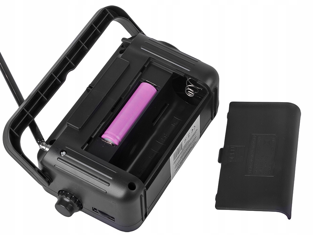 Radio Akumulatorowo bateryjne AM FM Latarka PRZENOŚNE BUDOWLANE KUCHENNE