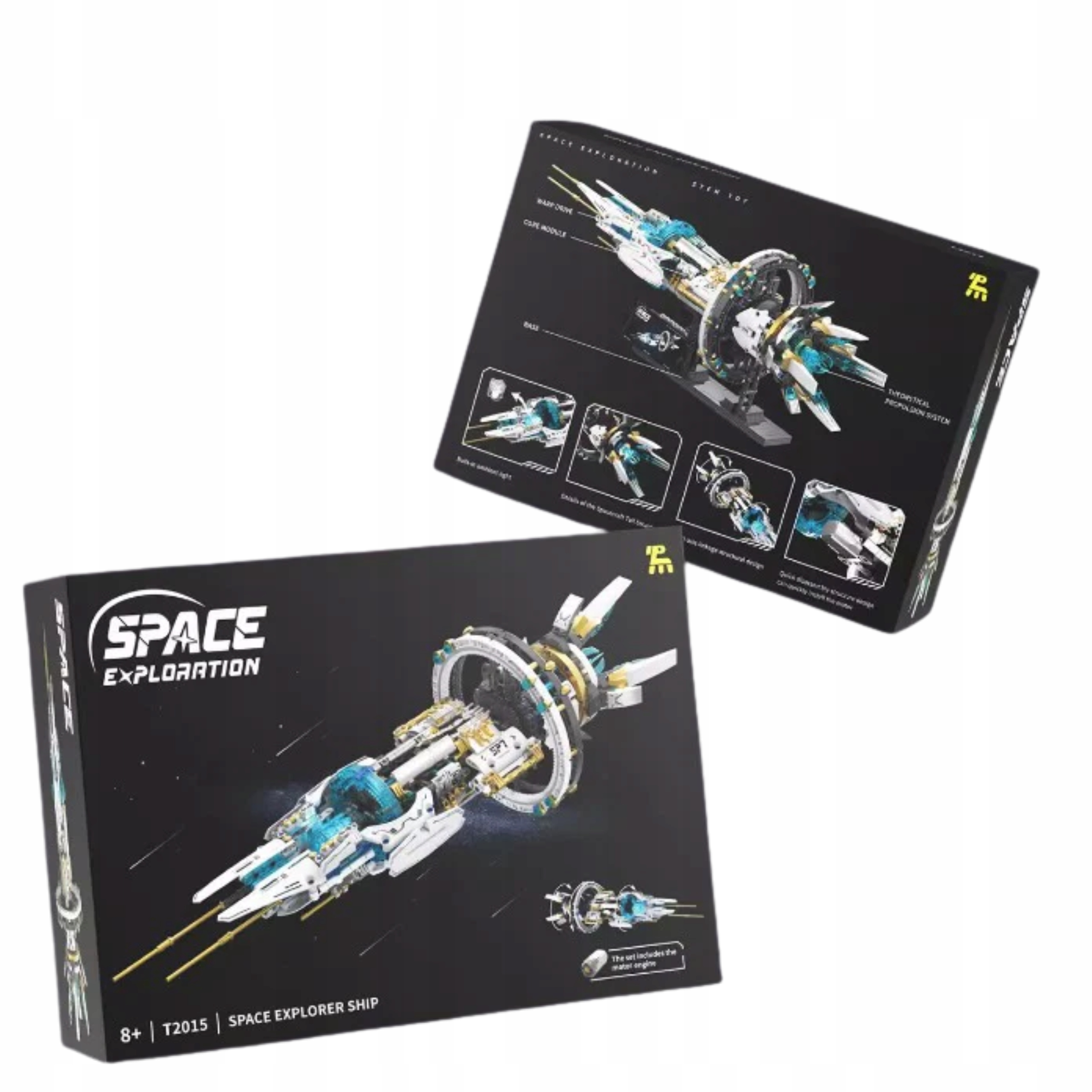 Klocki statek kosmiczny międzygwiezdny LED 1144el sci-fi ruchome części